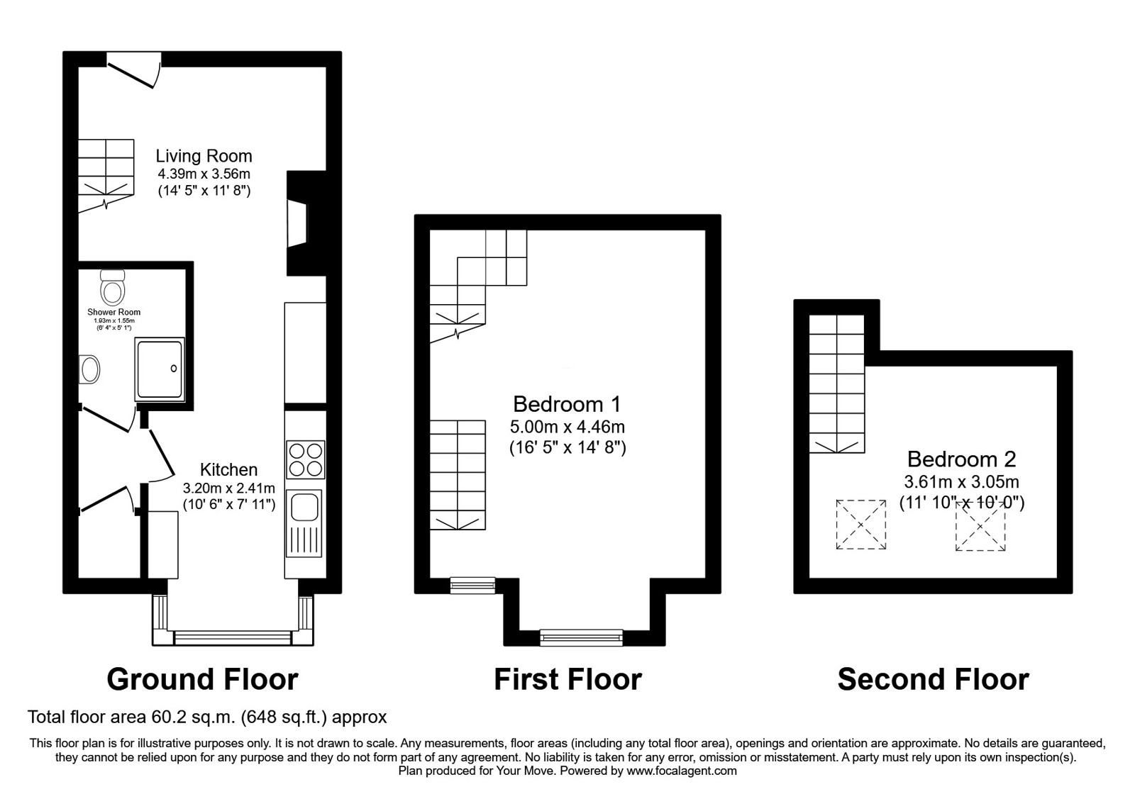 Jeffreys Terrace, Llangollen floorplan