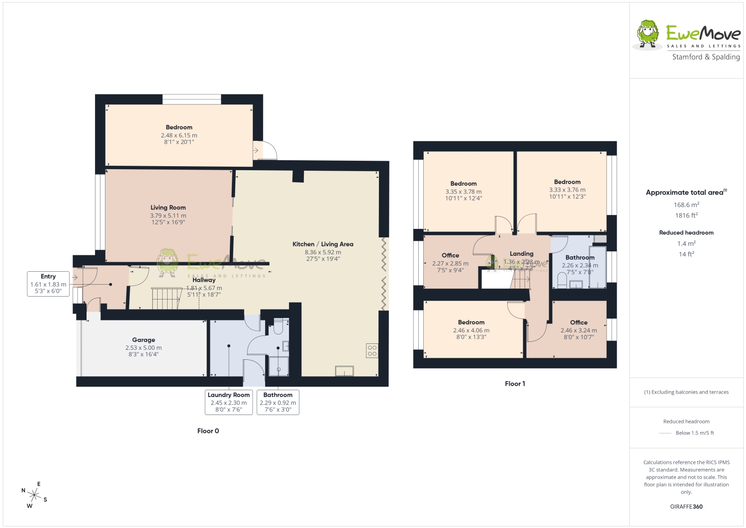3, Culpins Close, Spalding floorplan