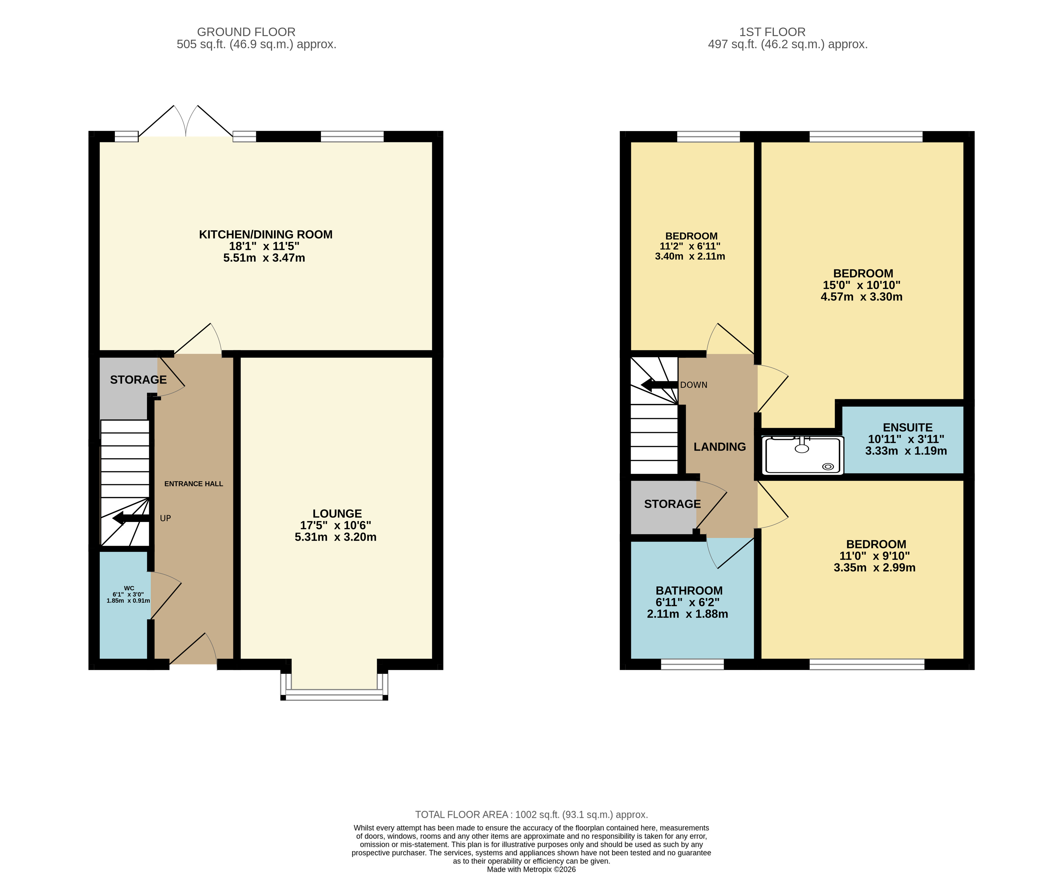 11, Colosseum Drive, Dunstable floorplan