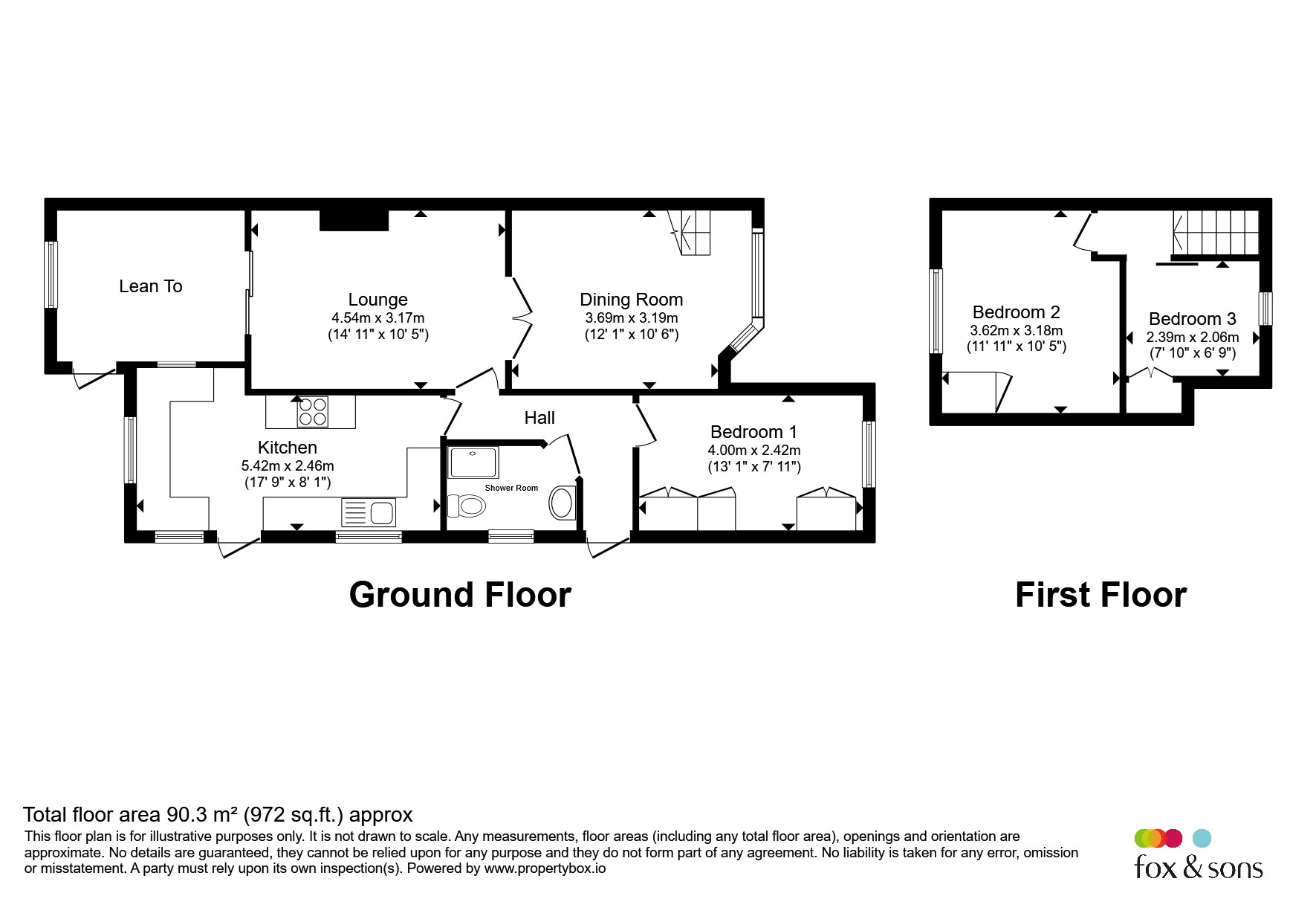 11, Rowland Road, Fareham floorplan
