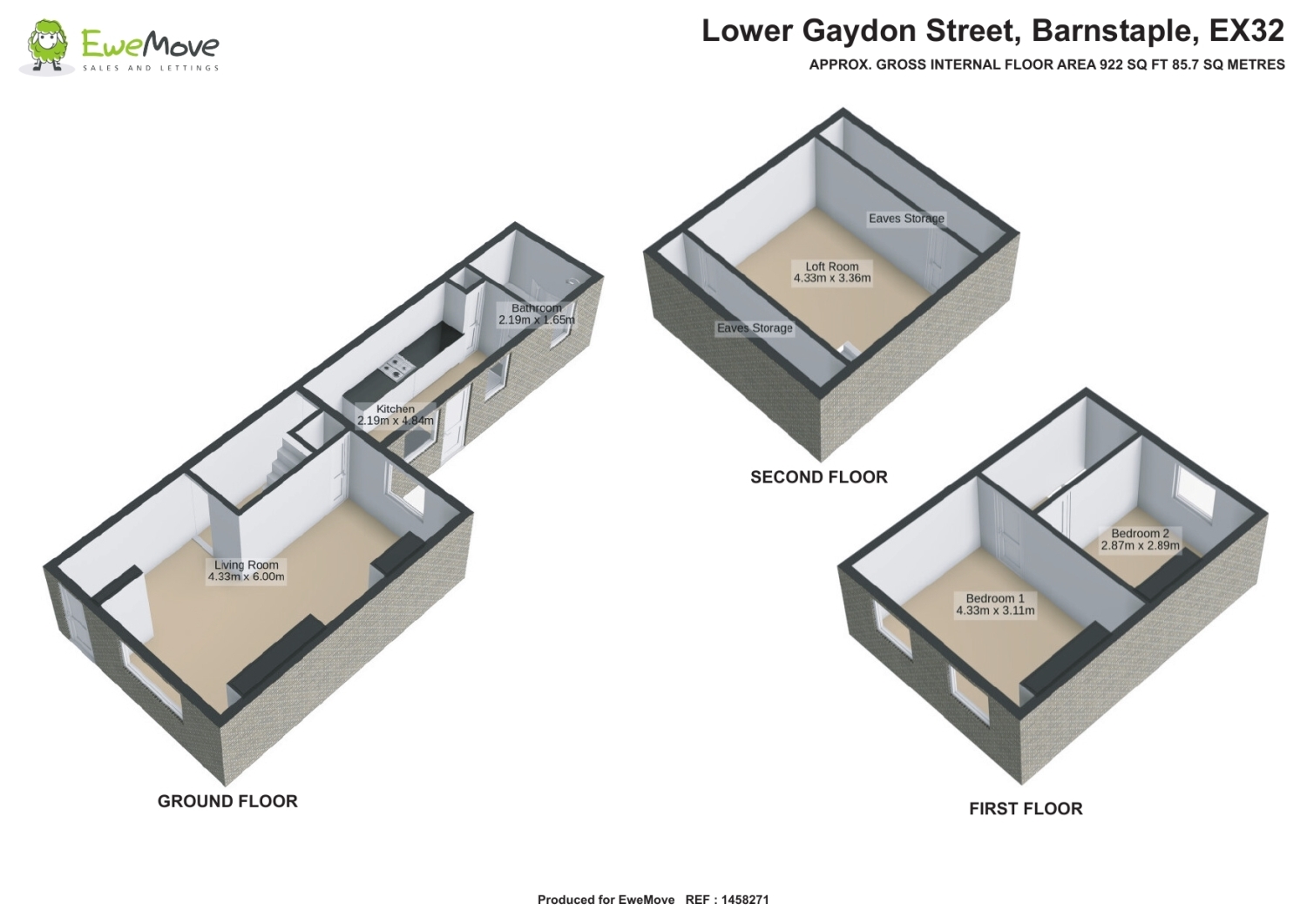 5, Lower Gaydon Street, Barnstaple floorplan