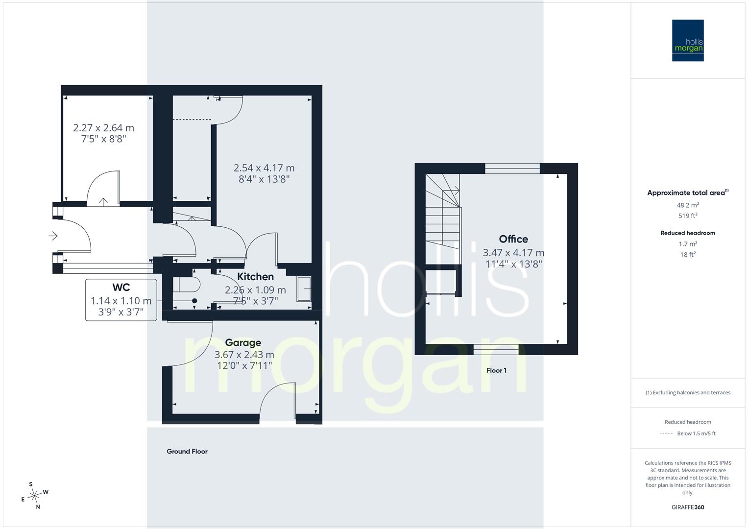 The Coach House, 41B, Henleaze Road, Bristol floorplan