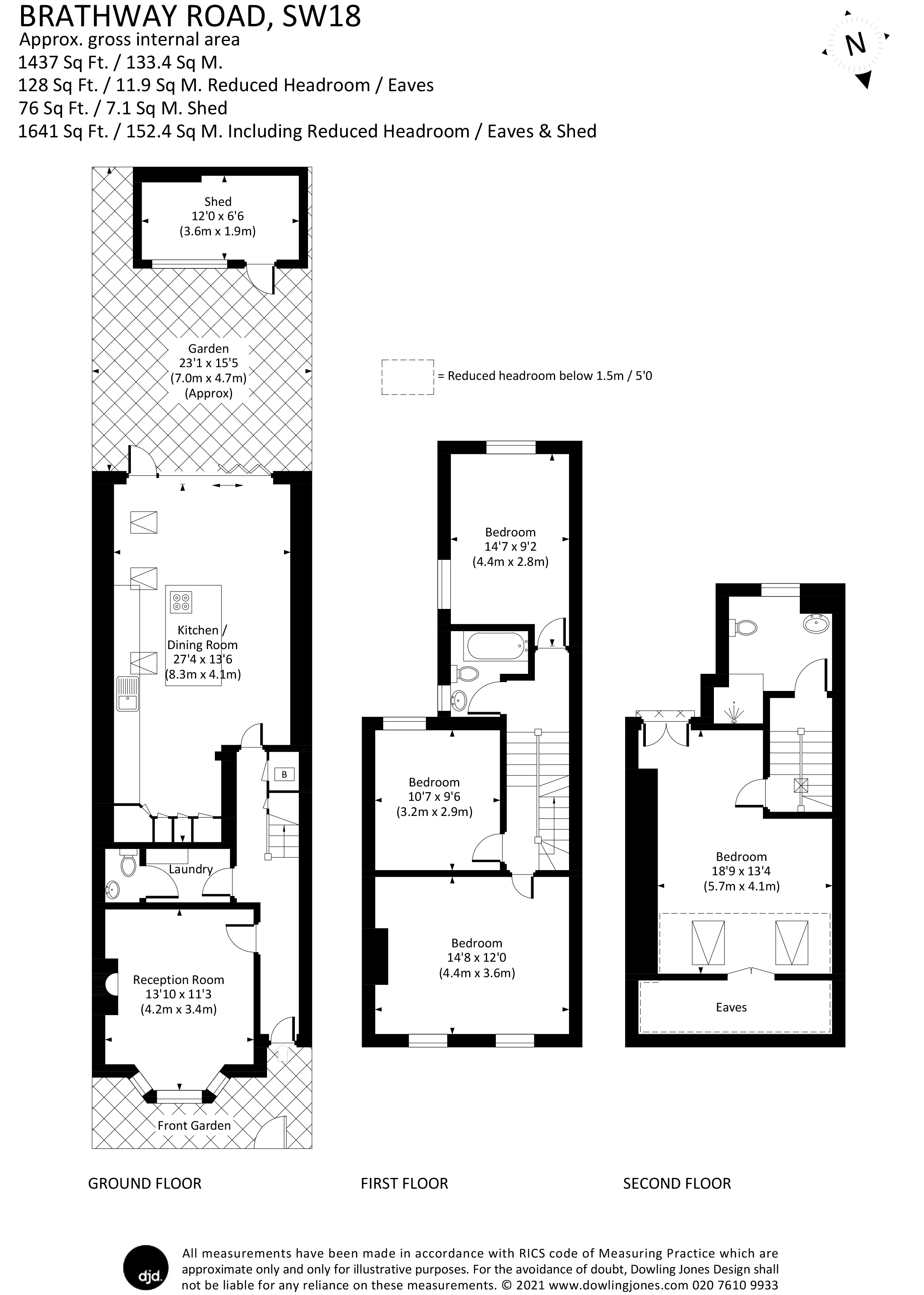 19, Brathway Road, London floorplan