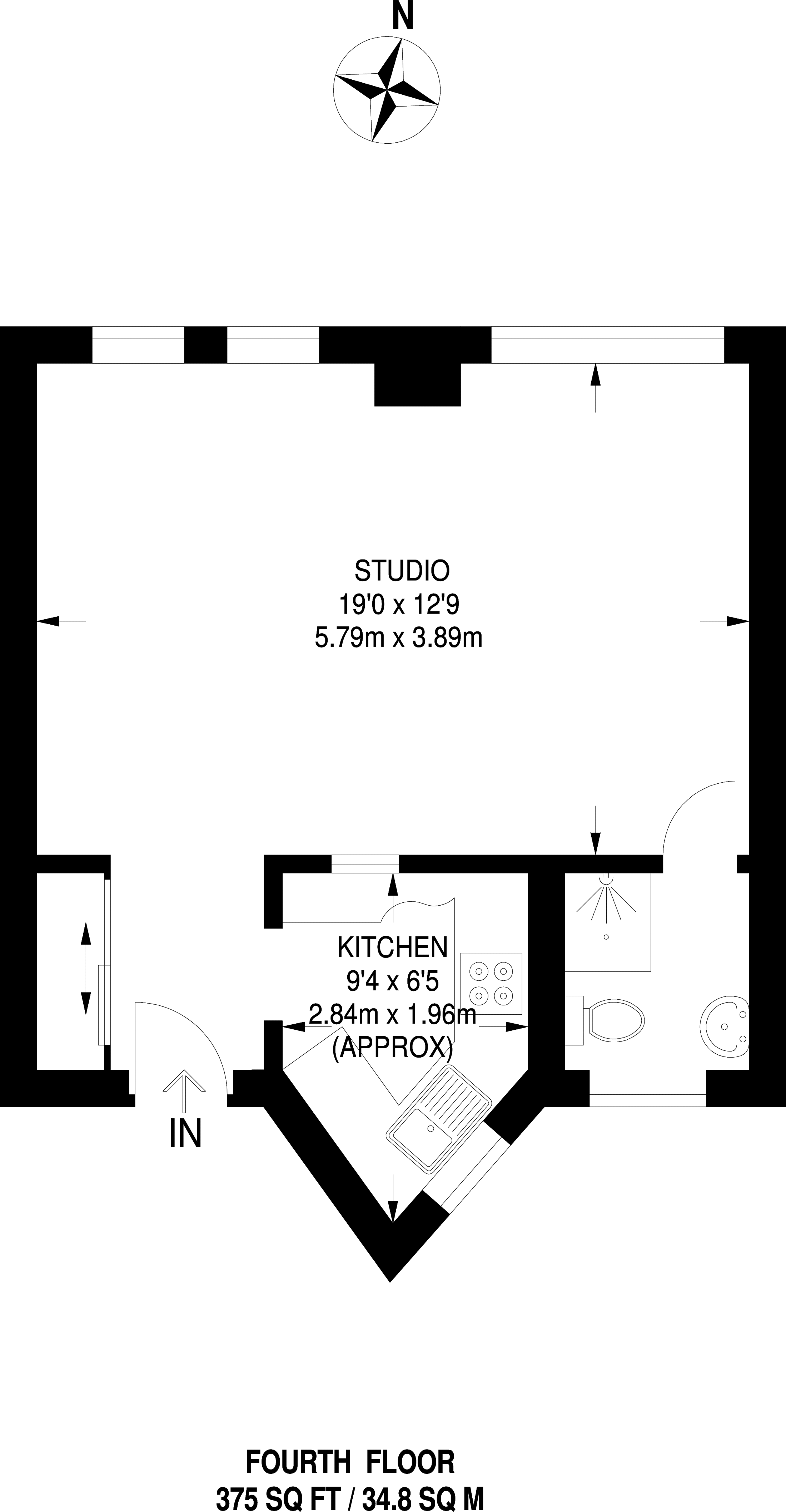 0 Bedrooms Studio to rent in Kings Court North, Chelsea SW3