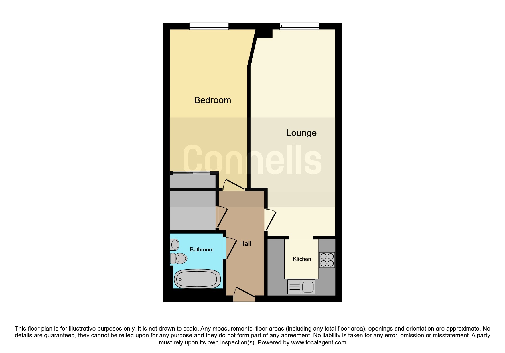 Flat 20, Wells Crescent, Marconi Plaza, Chelmsford floorplan