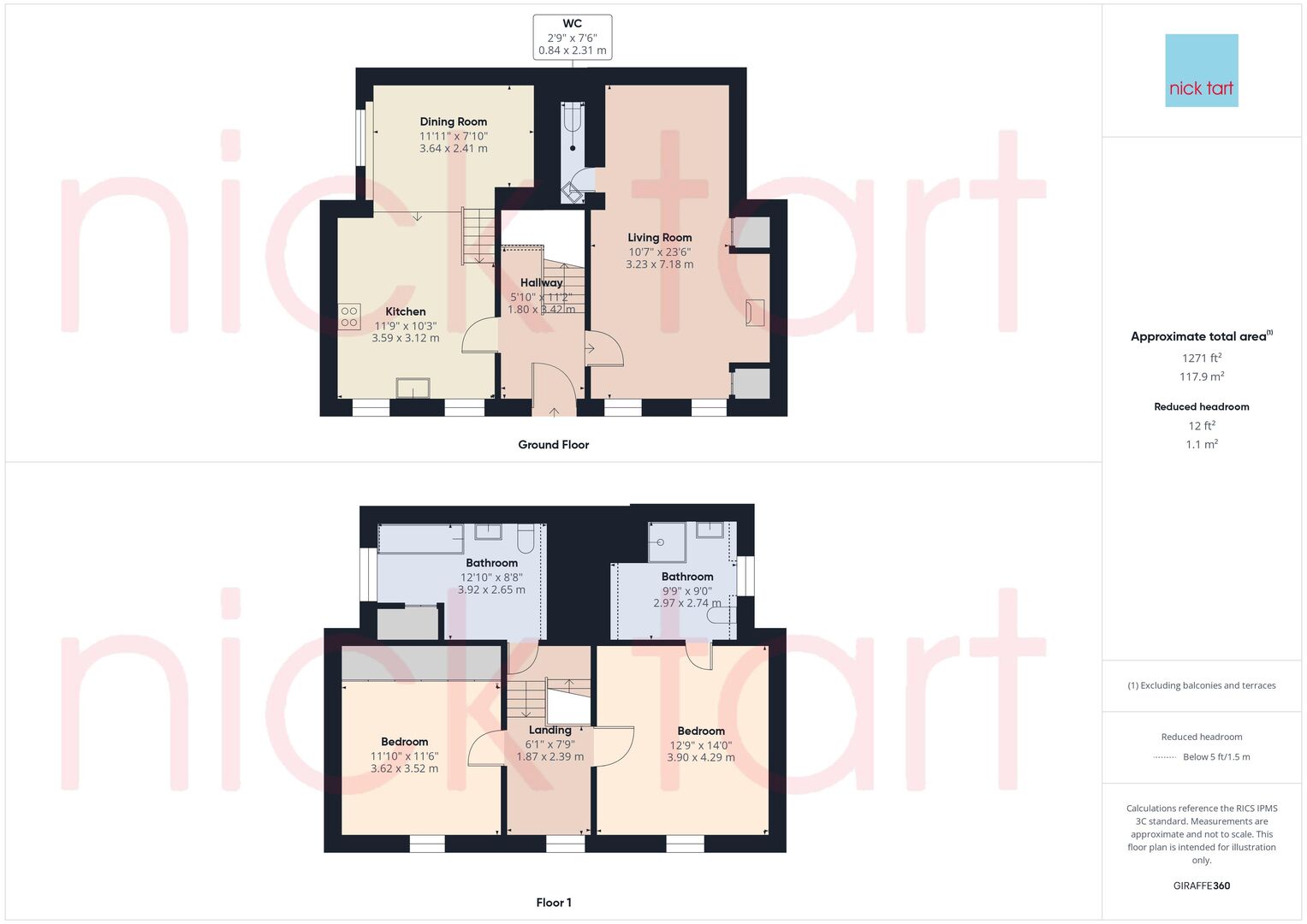 22, The Wharfage, Telford floorplan
