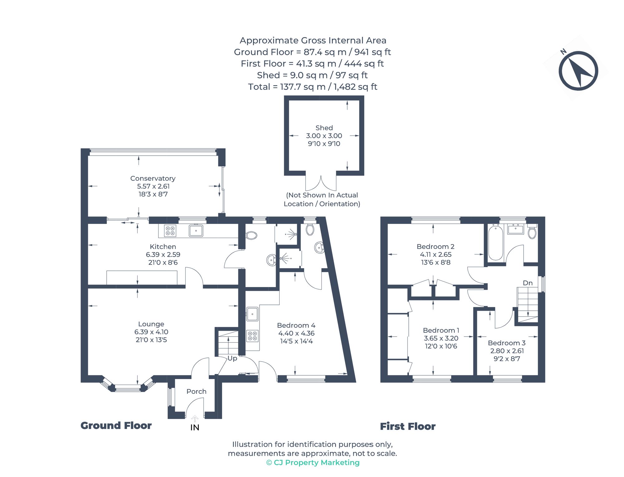 49 Ilkley Road, Watford floorplan