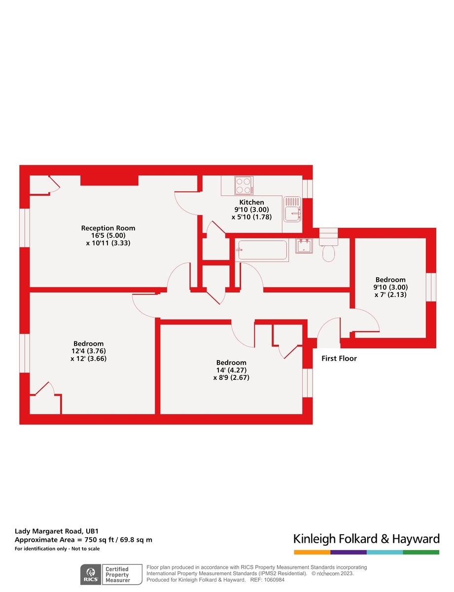 518a, Lady Margaret Road, Middlesex floorplan