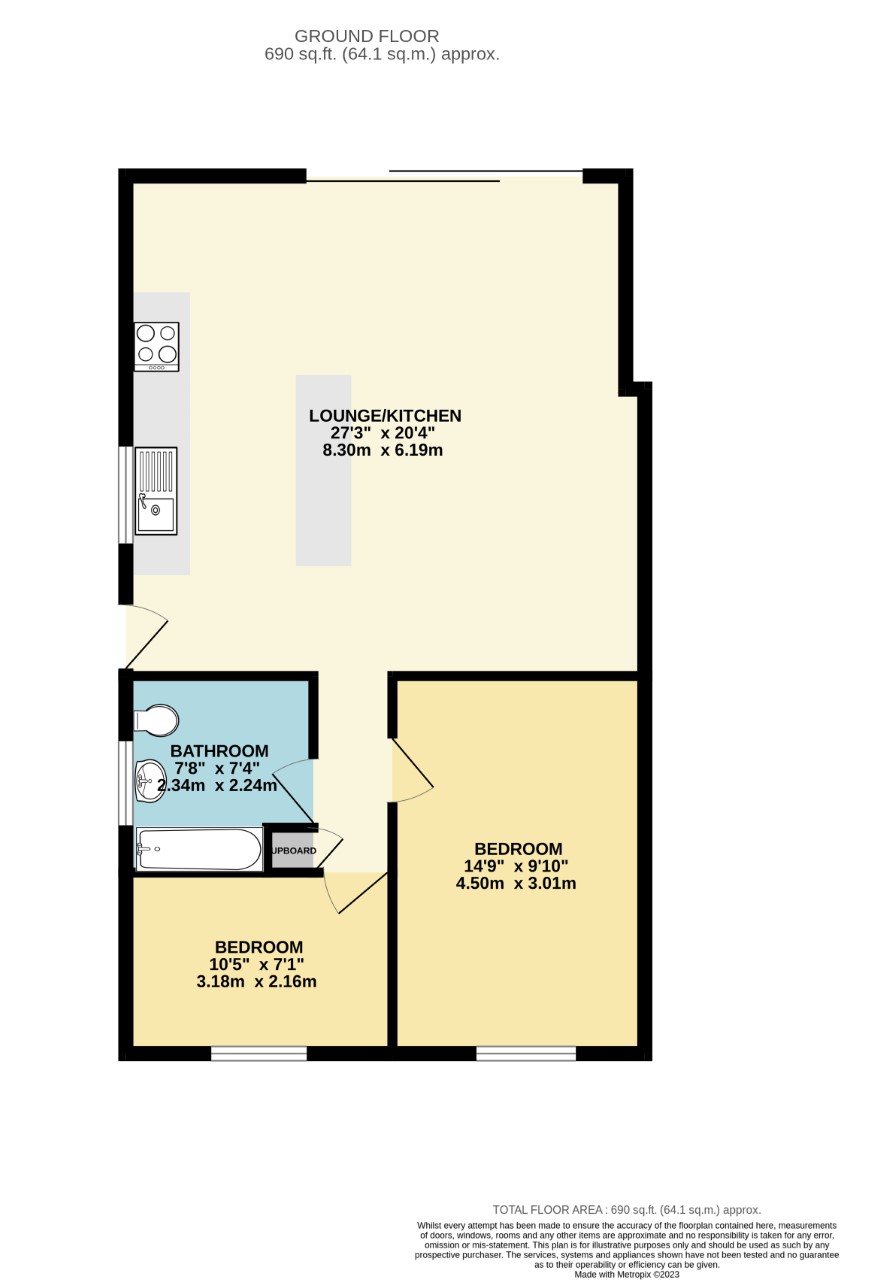 Grasmere Way, Linslade, Leighton Buzzard LU7, 2 bedroom semidetached bungalow for sale