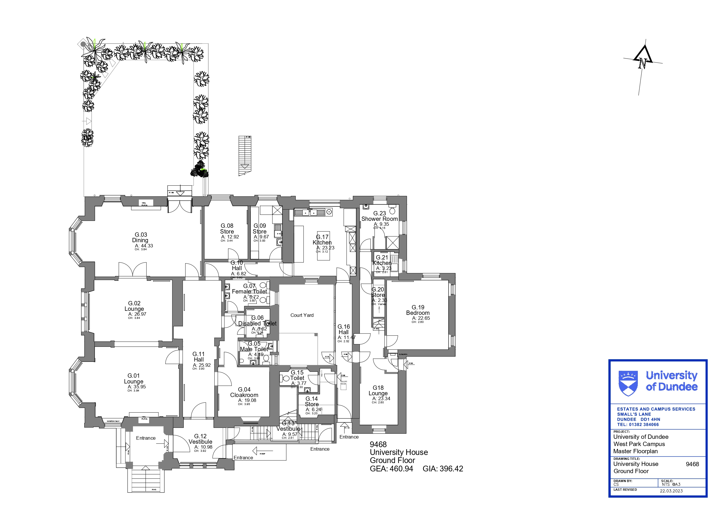 University House & Elmslea Cottage, Dundee floorplan