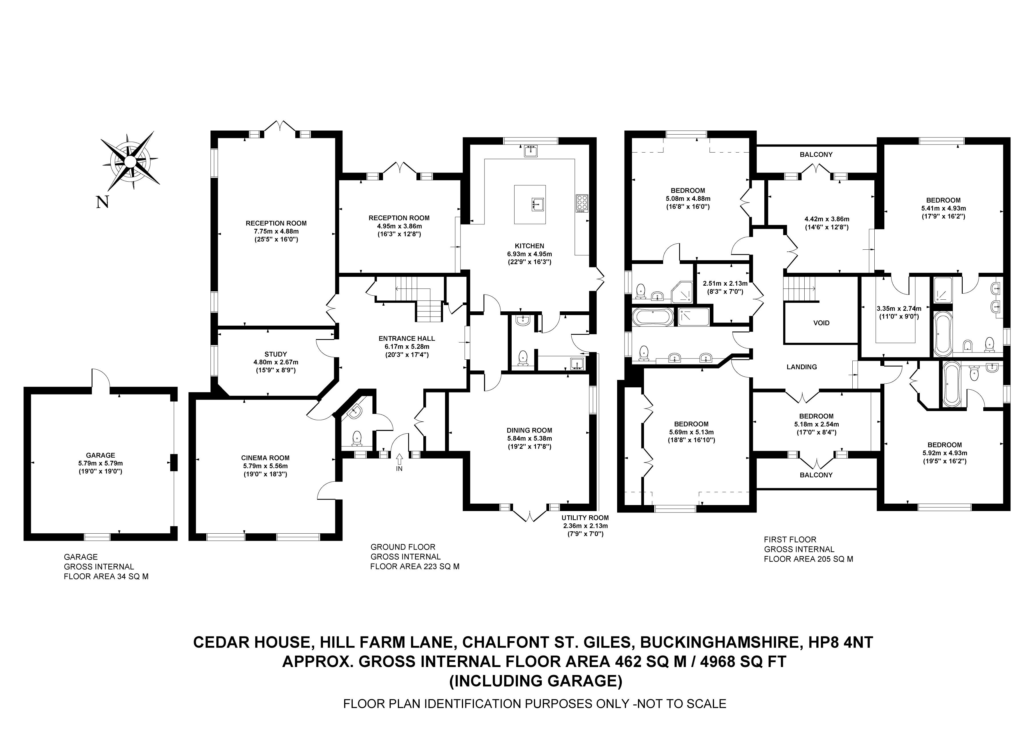 Cedar House,, Hill Farm Lane, Buckinghamshire floorplan