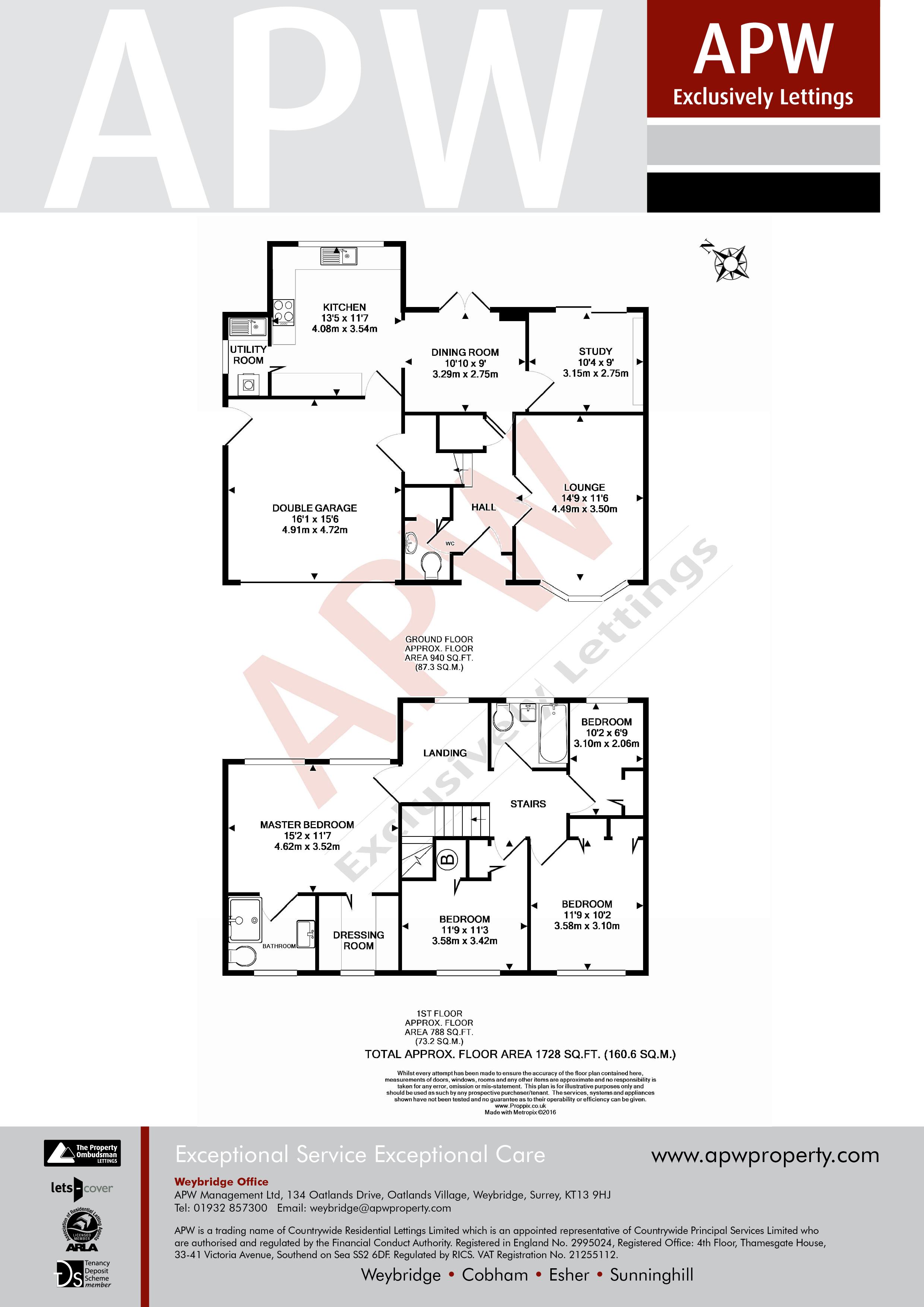 4 Bedrooms Detached house to rent in Churchill Drive, Weybridge KT13