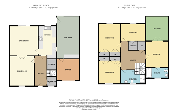 12, Waters Edge, Peterborough floorplan