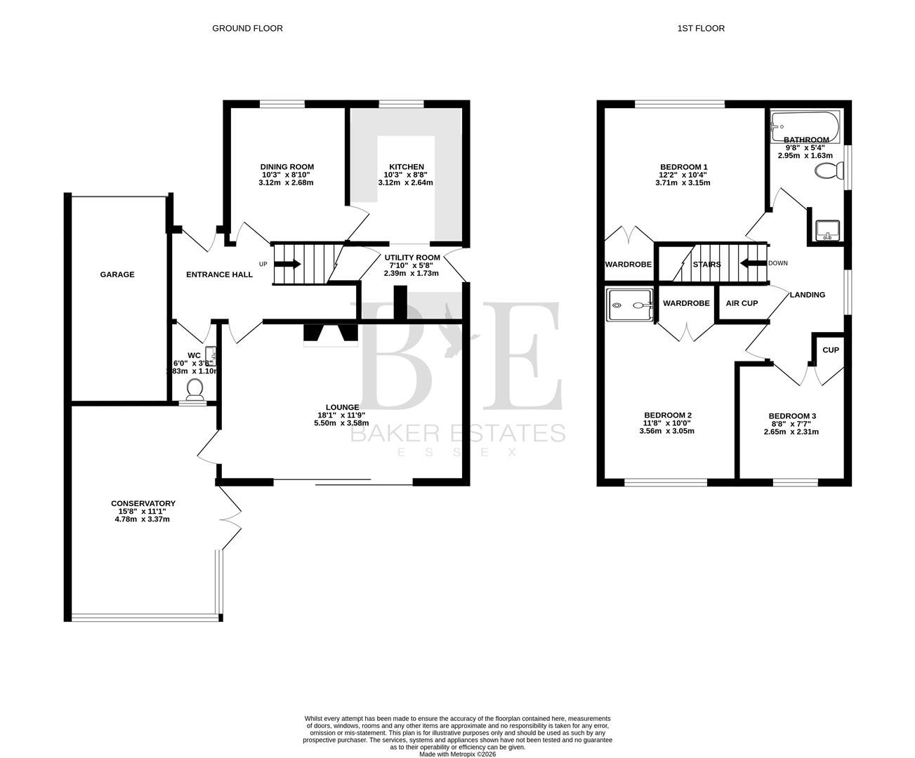 Croft House, 5, Wellands, Wickham Bishops floorplan
