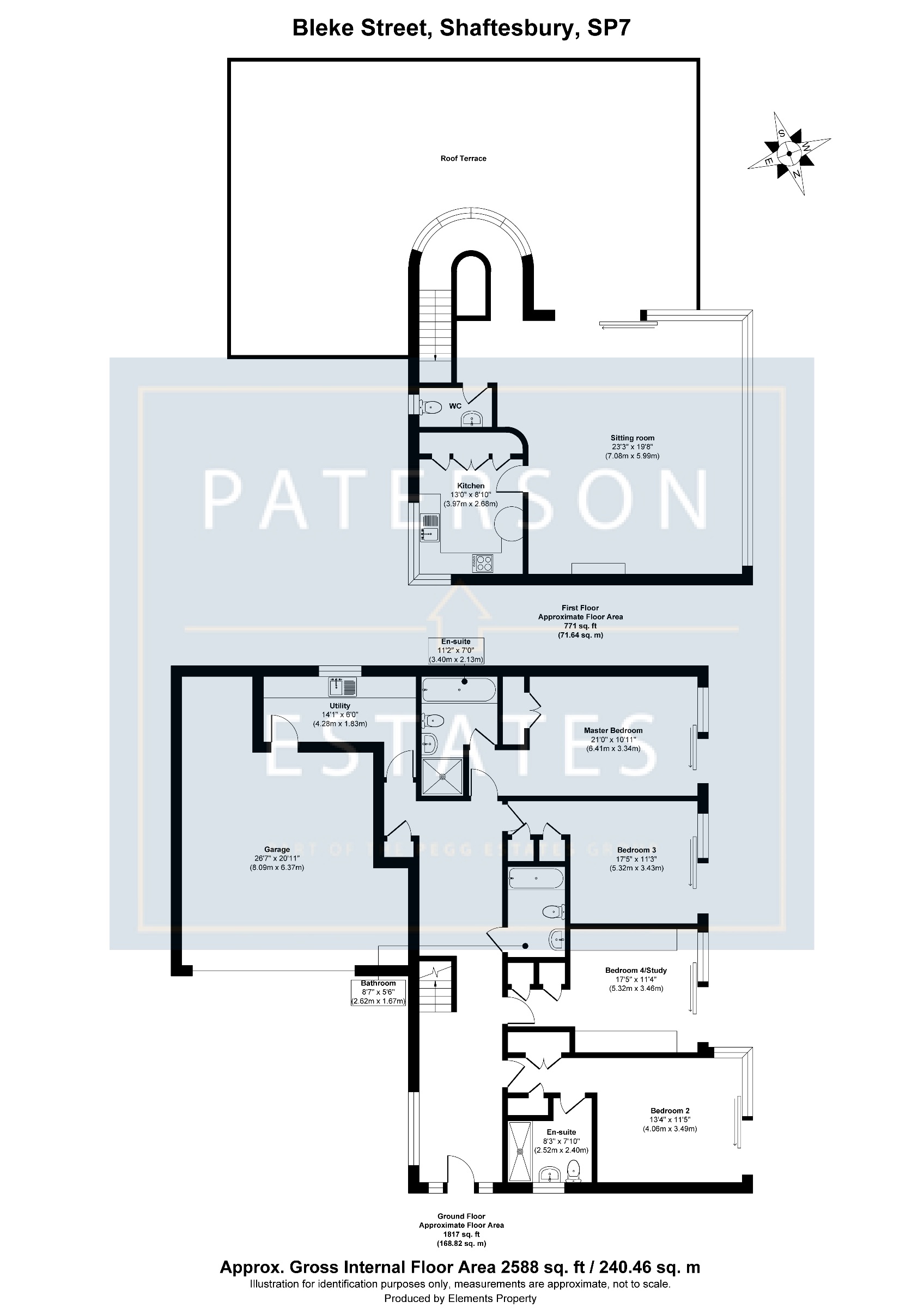 Moonraker House, Shaftesbury floorplan