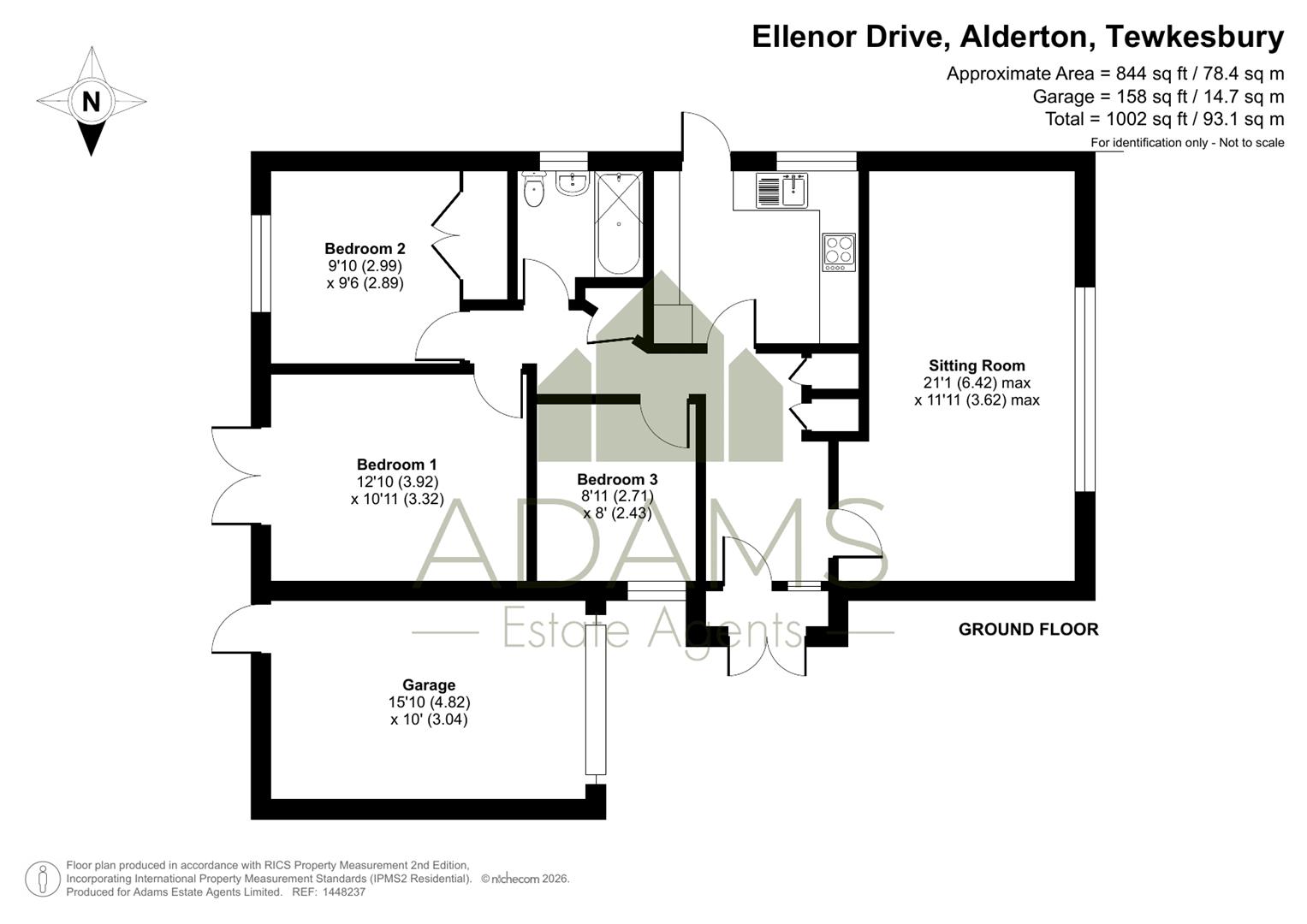 7, Ellenor Drive, Alderton floorplan