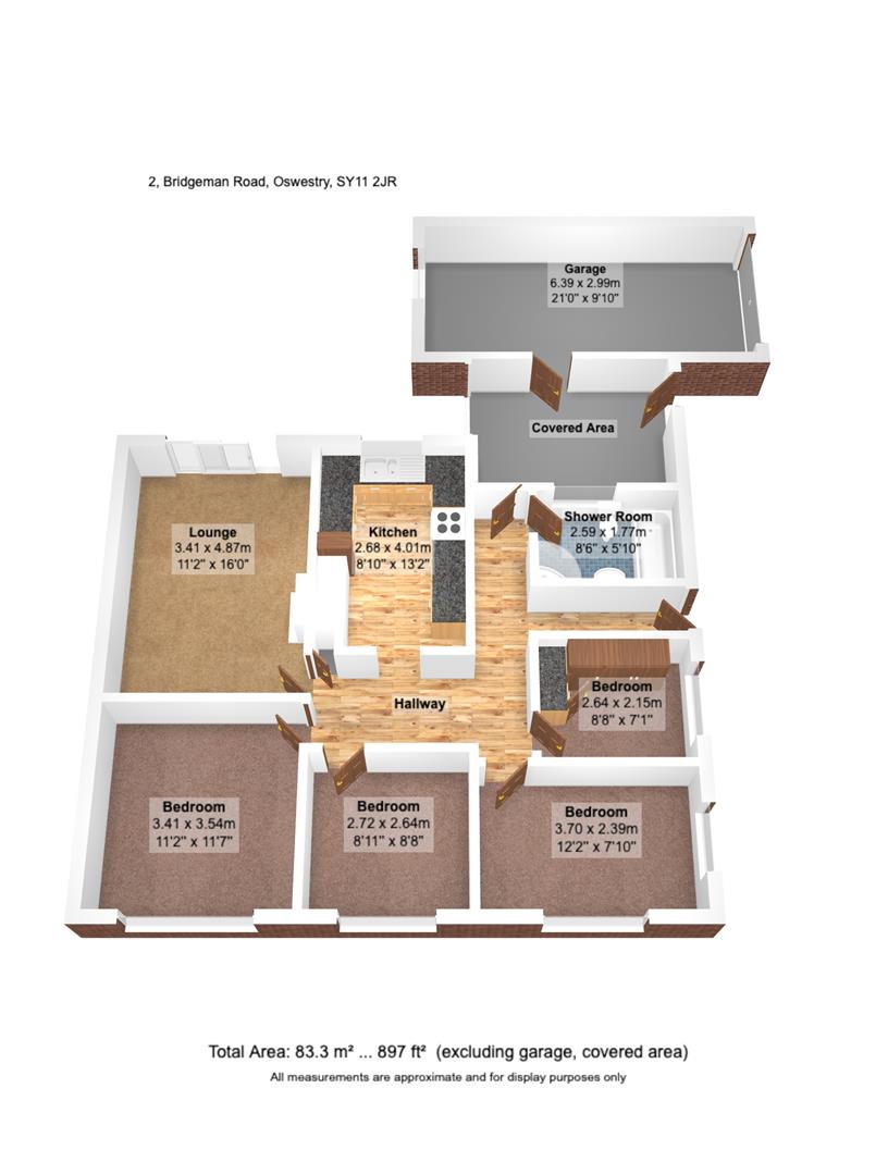2, Bridgeman Road, Oswestry floorplan