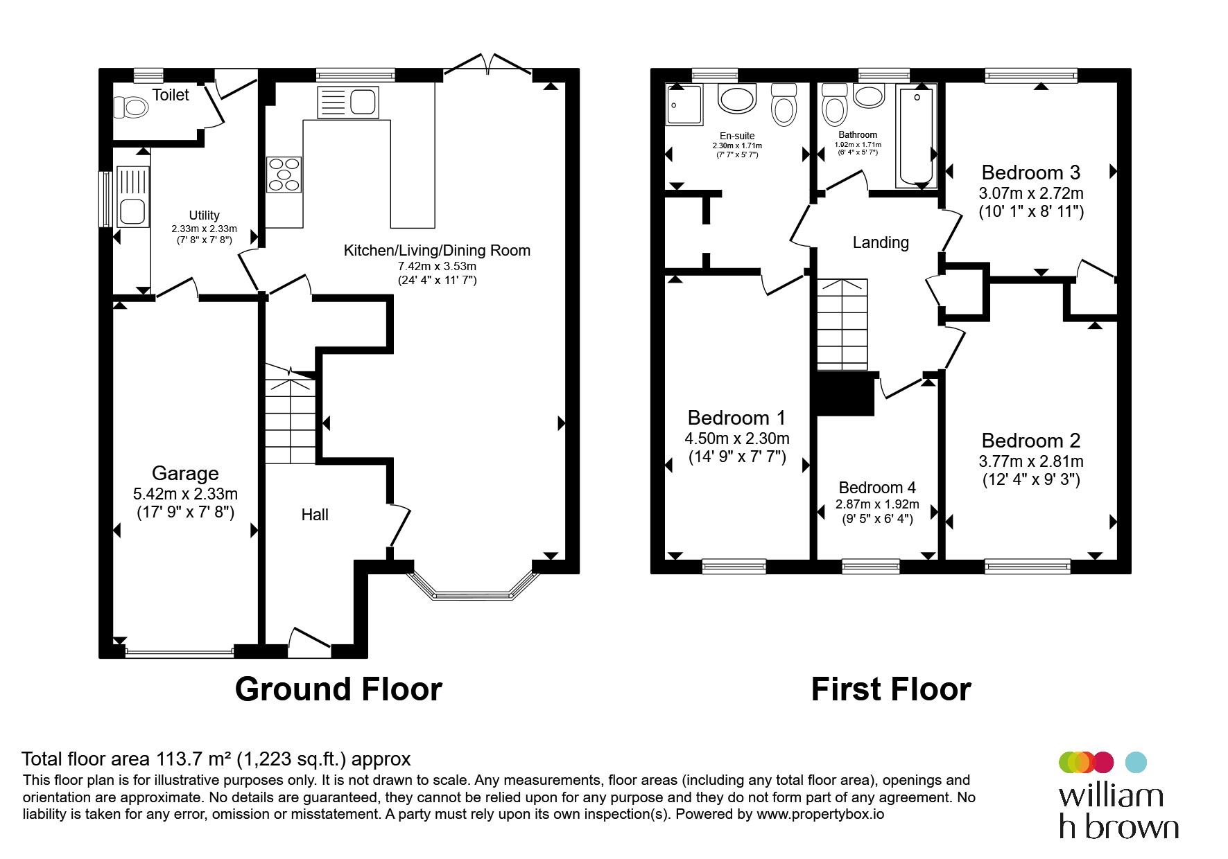 2, Chapter Drive, Nottingham floorplan