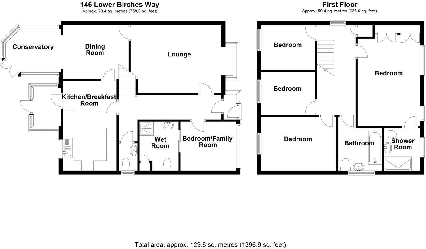 146, Lower Birches Way, Rugeley floorplan