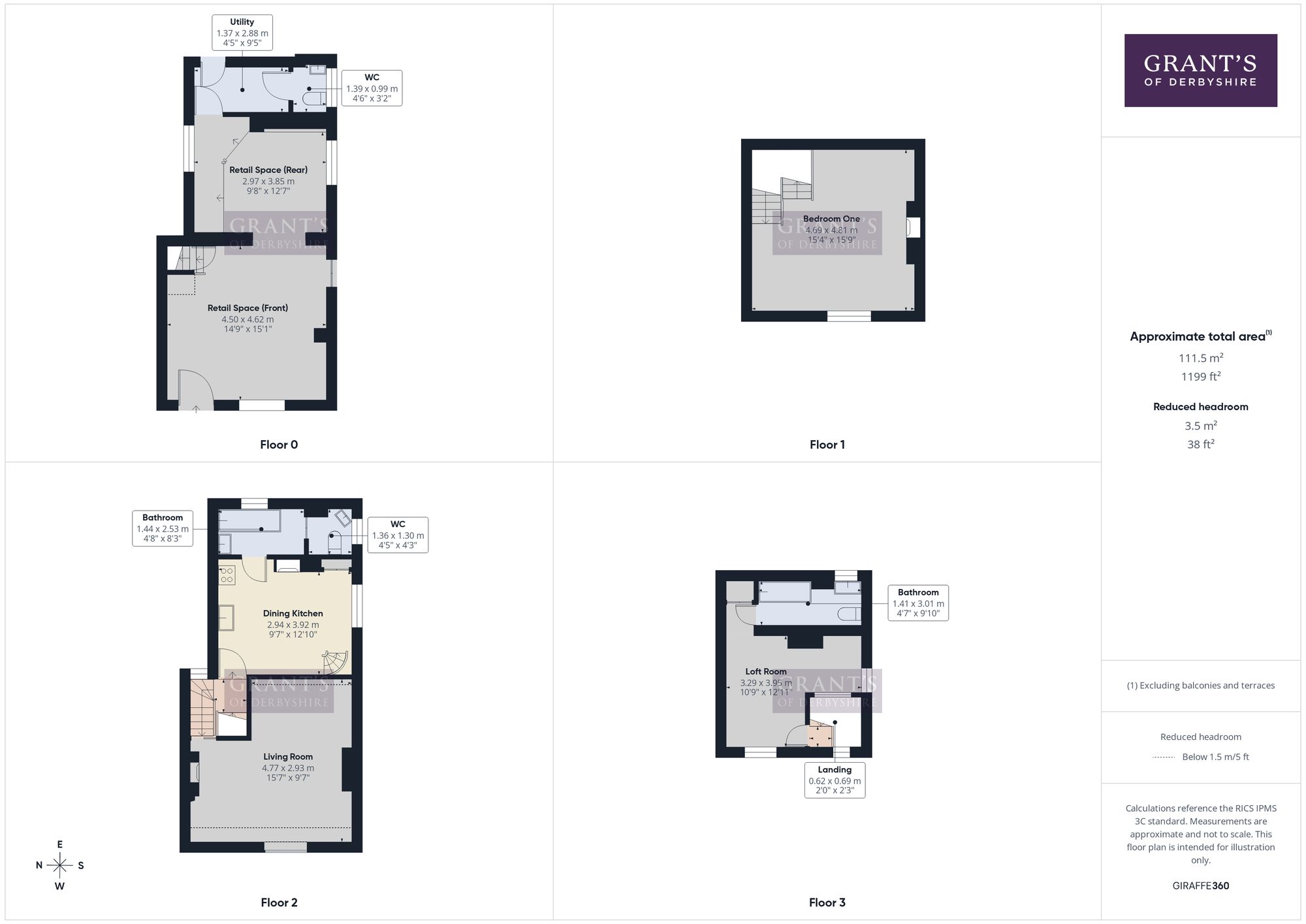 17 St. John Street, Matlock floorplan