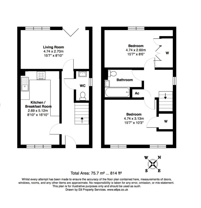 63, Flanders Close, Bicester floorplan