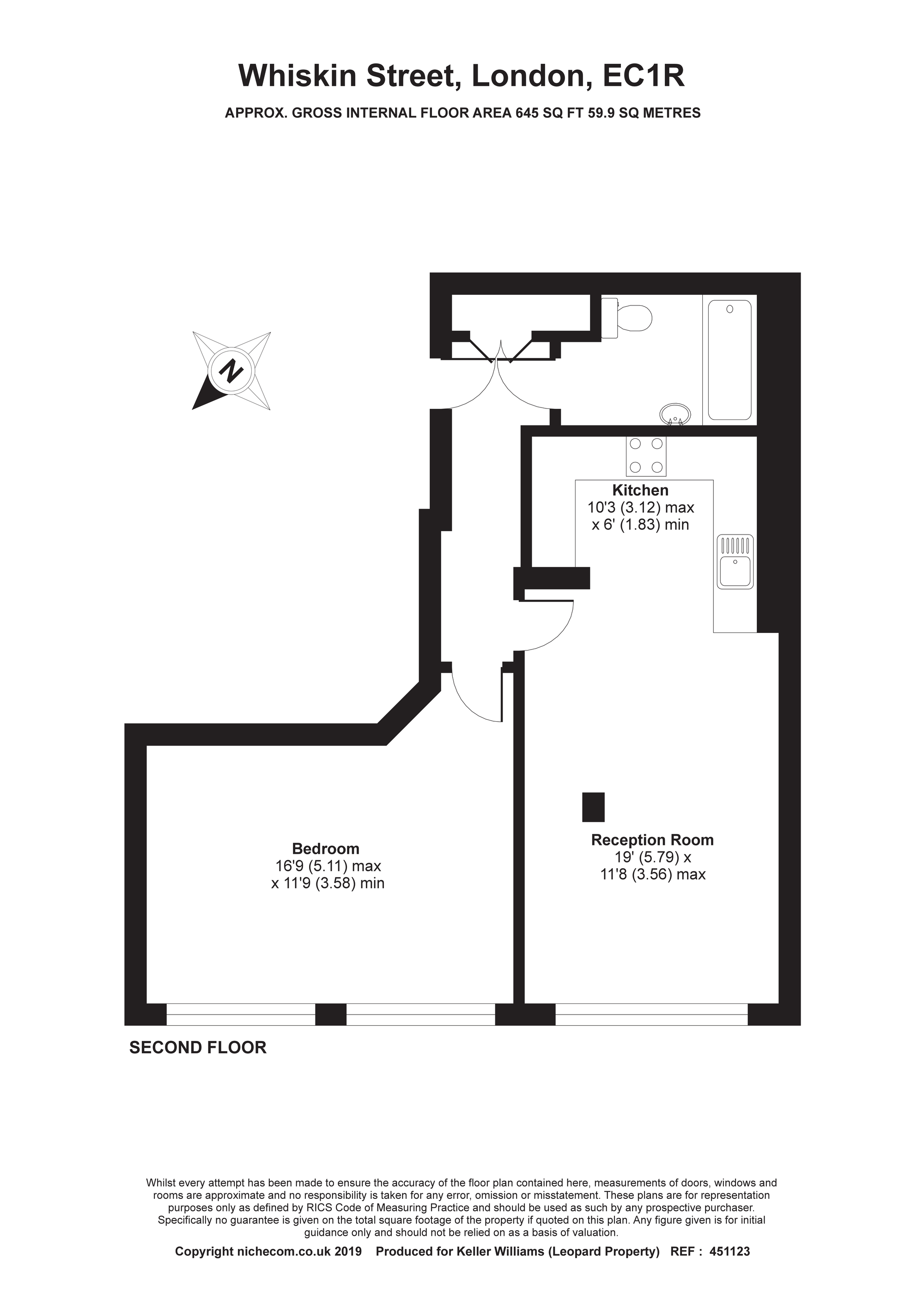 1 Bedrooms Flat for sale in Whiskin Street, Clerkenwell, London EC1R