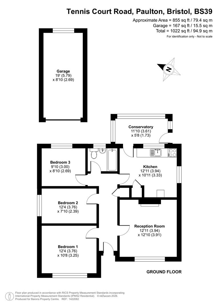Belmont, Tennis Court Road, Bristol floorplan
