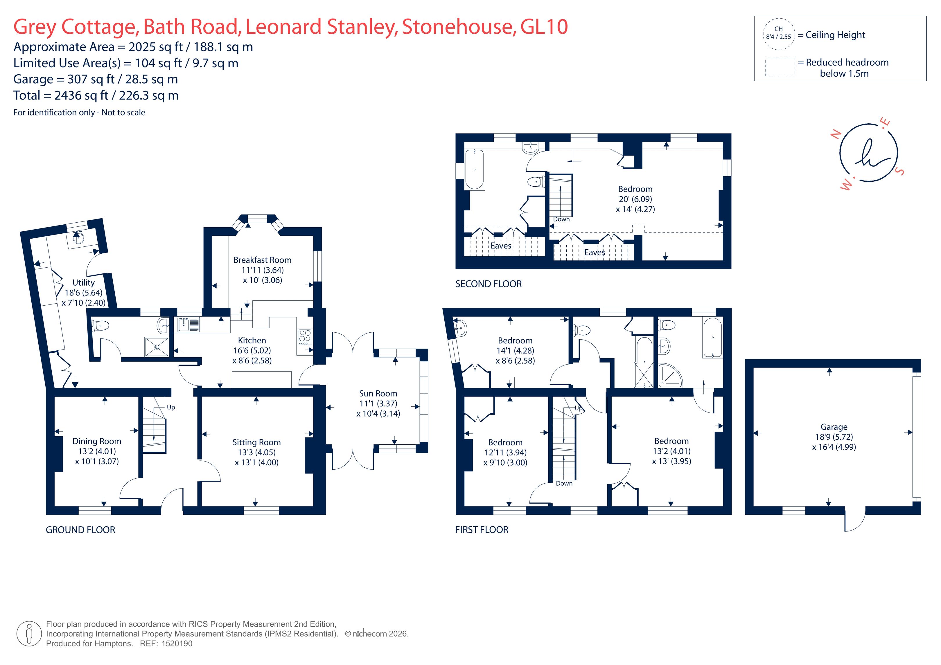 Grey Cottage, Bath Road, Leonard Stanley floorplan