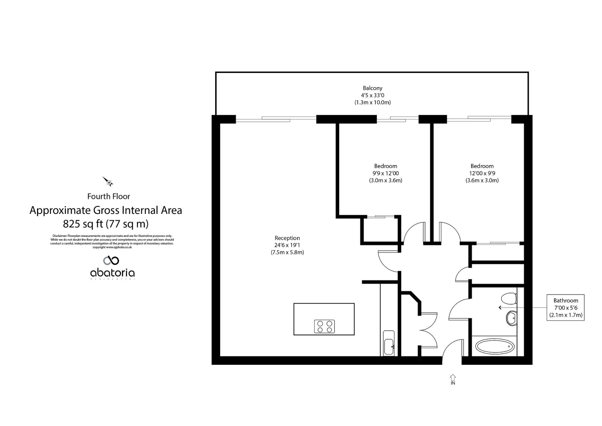 Flat 56, Candy Wharf, London floorplan
