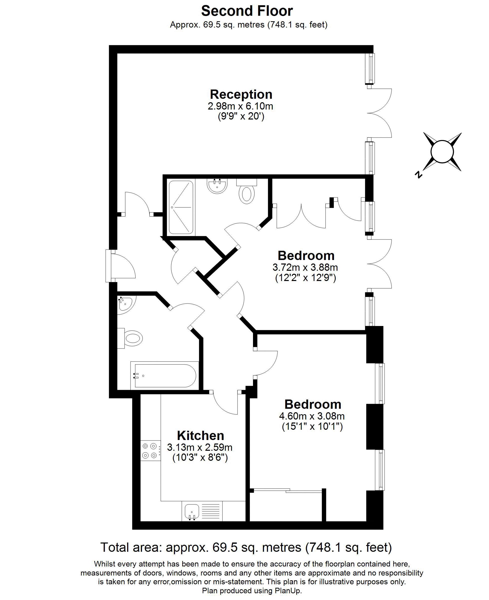 Brewhouse Lane, London SW15, 2 bedroom flat for sale 64454518