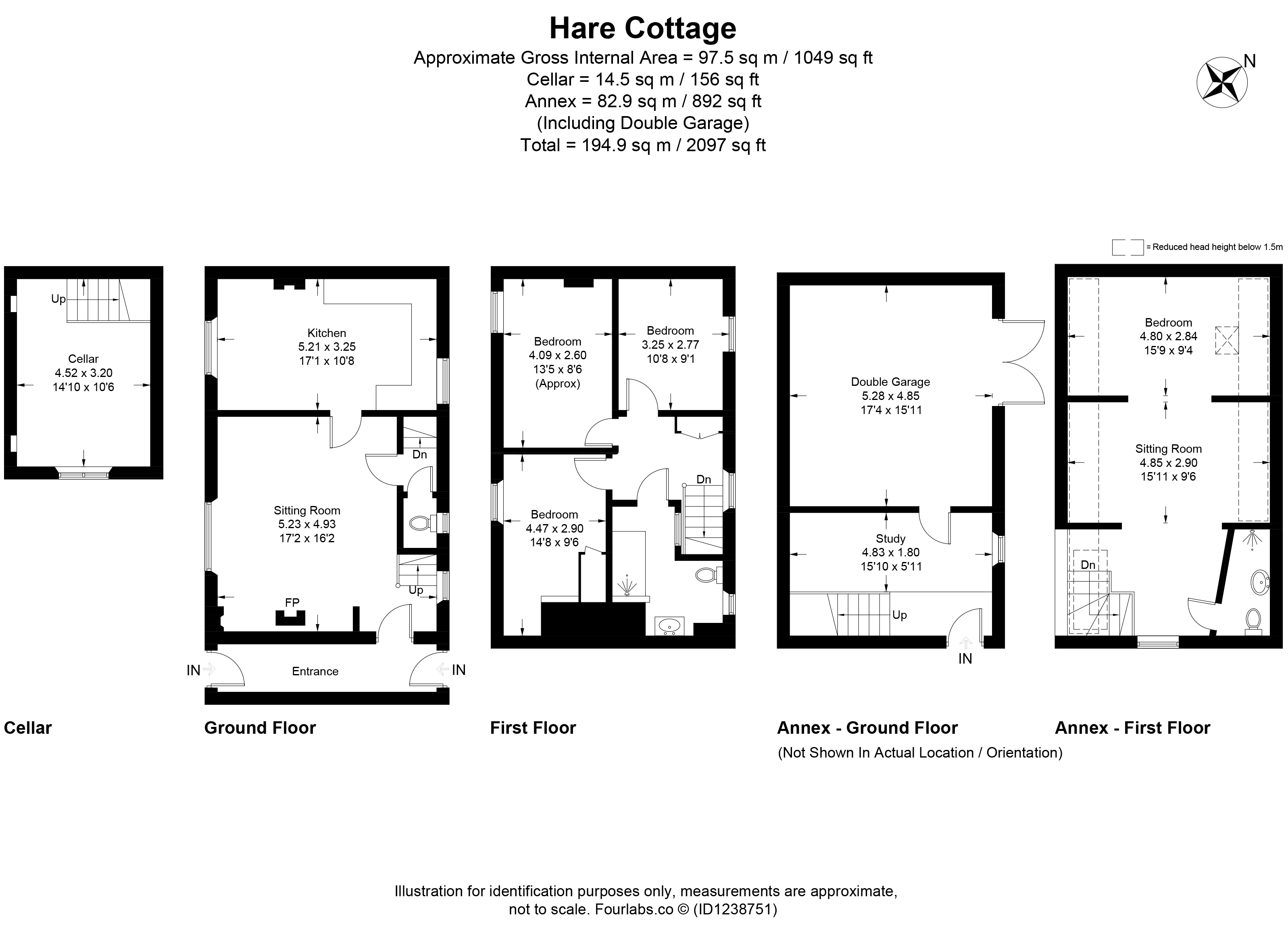 Hare Cottage, Netting Street, Hook Norton floorplan