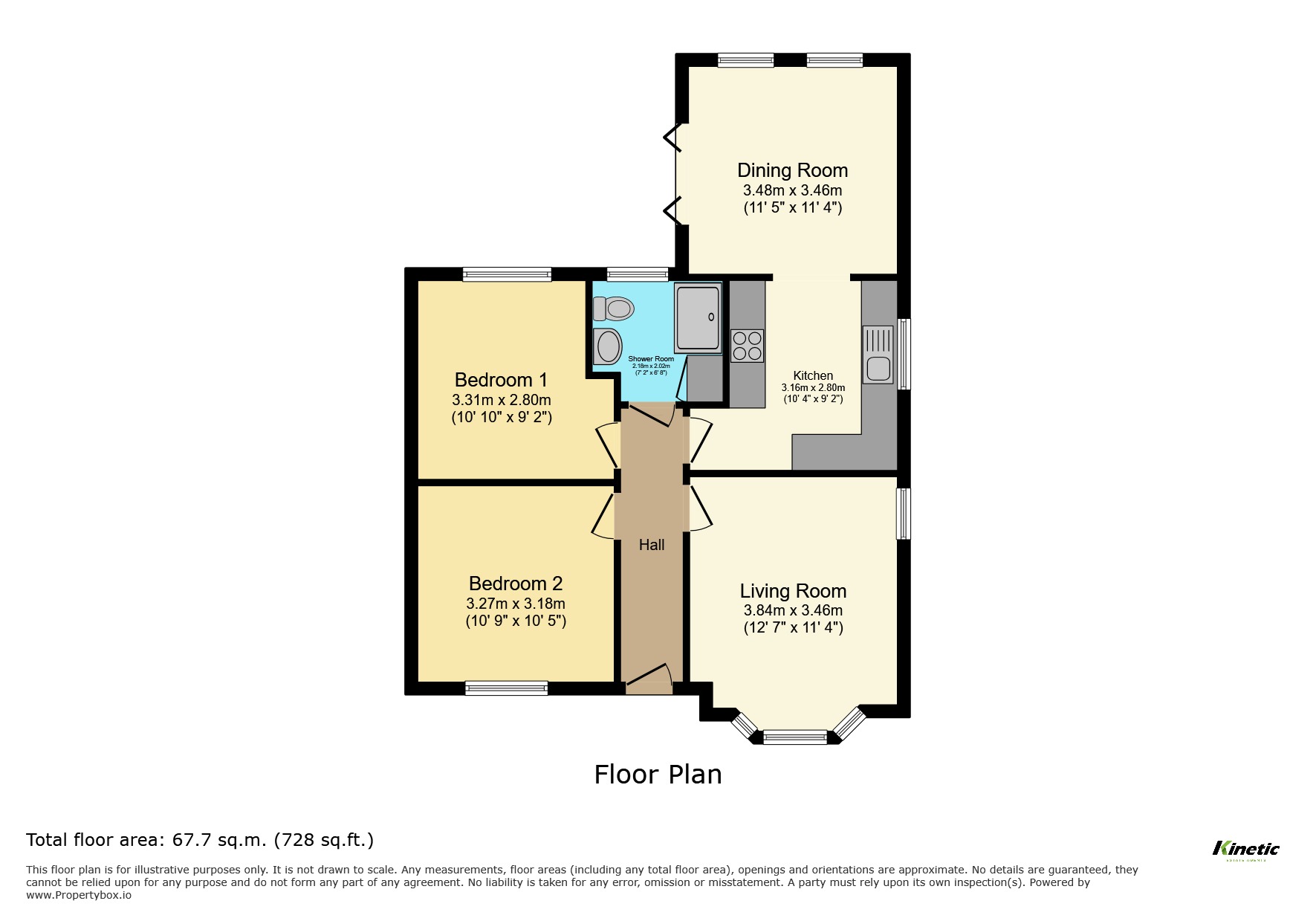34 Davy's Lane, Bracebridge Heath, Lincolnshire floorplan