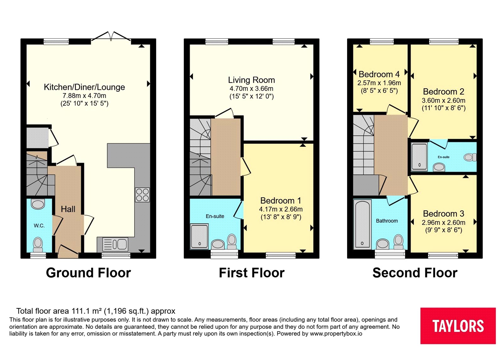 94, Cooper Drive, Bedfordshire floorplan