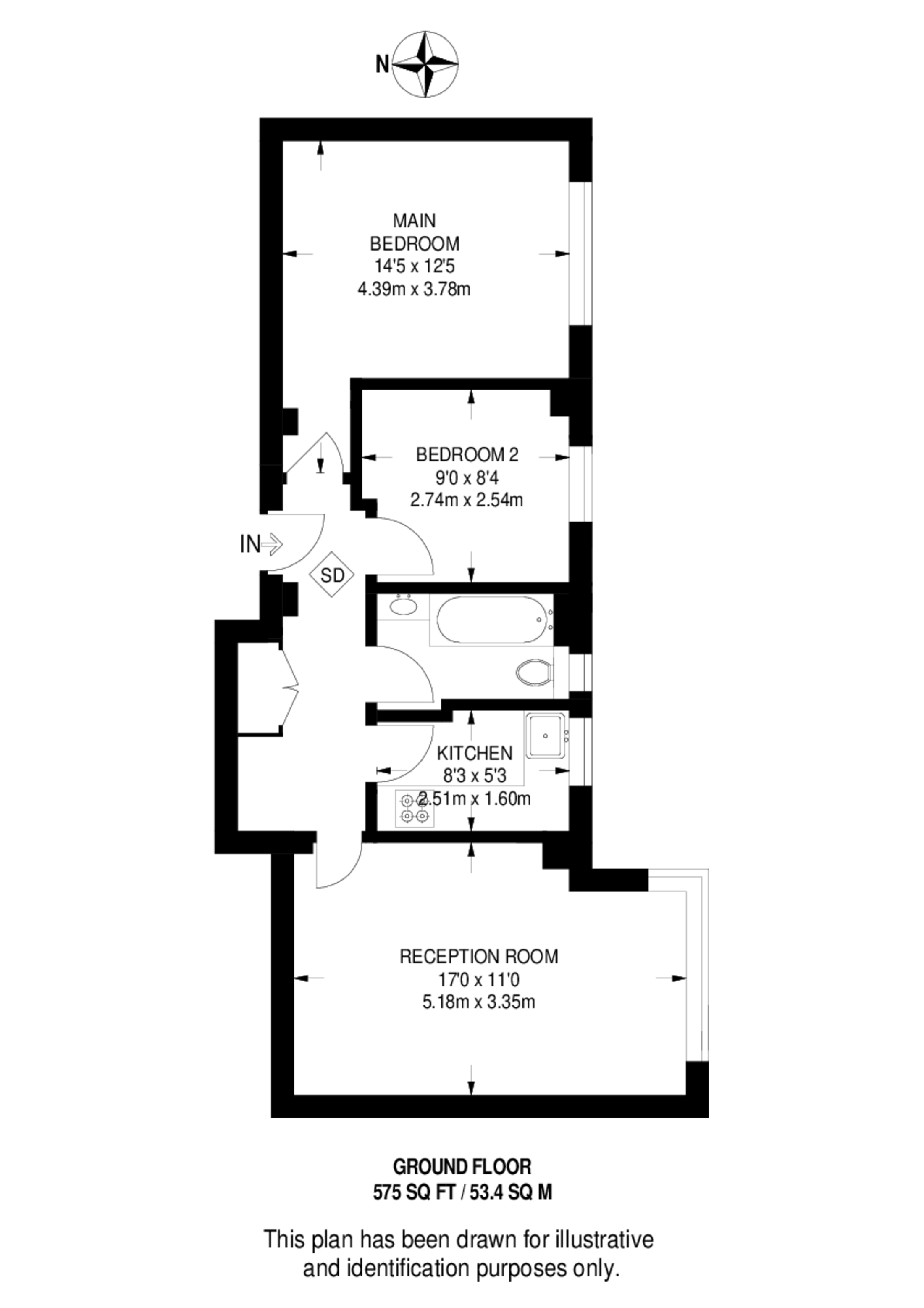 Dumbarton Court, Brixton Hill floorplan