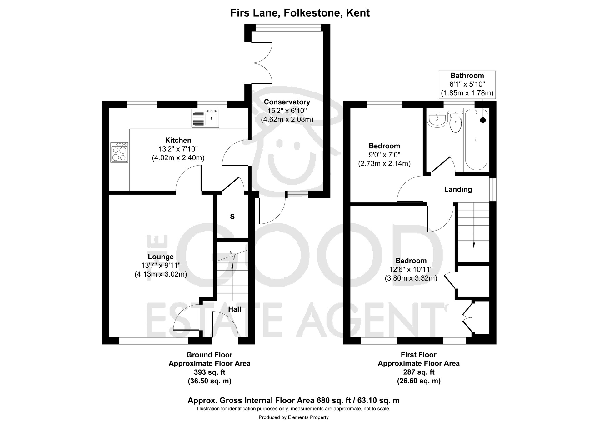 62, Firs Lane, Folkestone floorplan