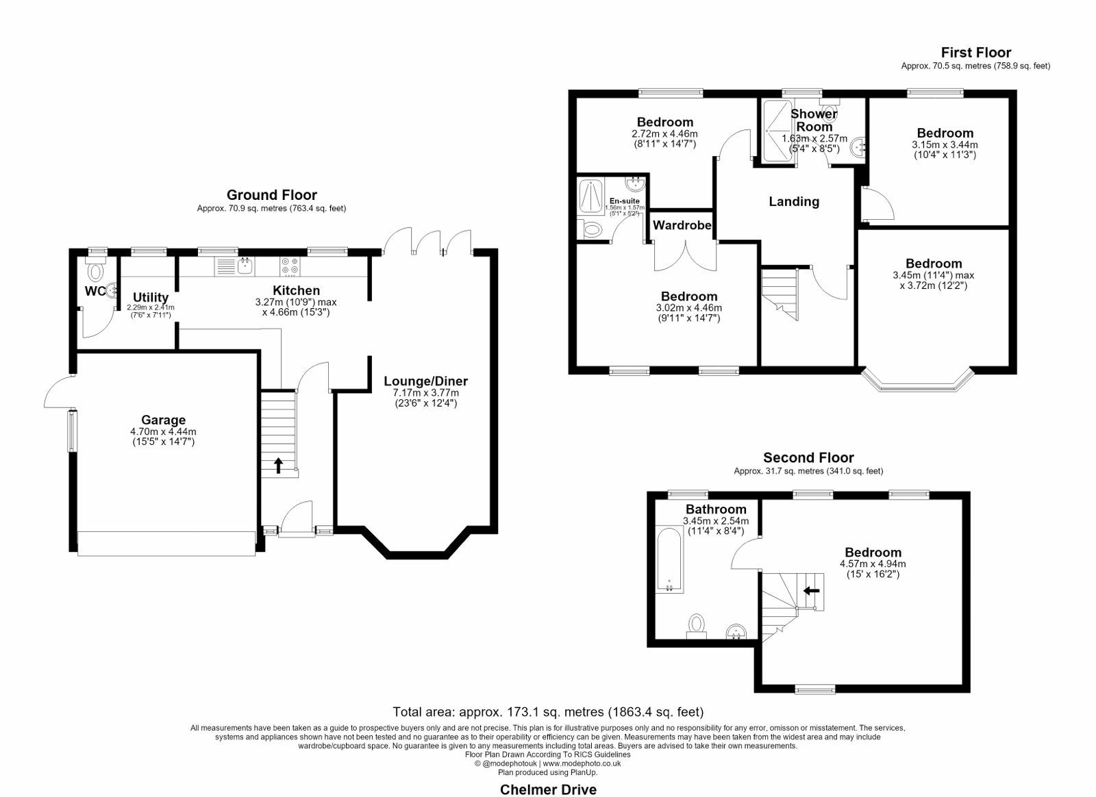 12, Chelmer Drive, Brentwood floorplan