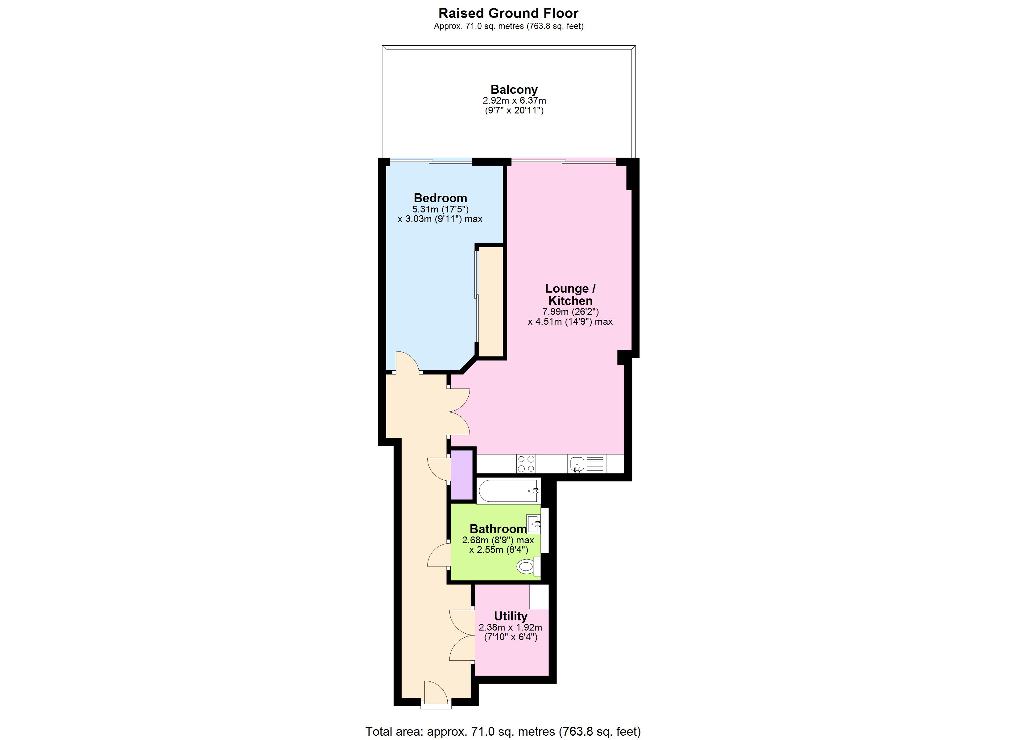 1 Bedrooms Flat to rent in Dowding Drive, Greenwich, London SE9