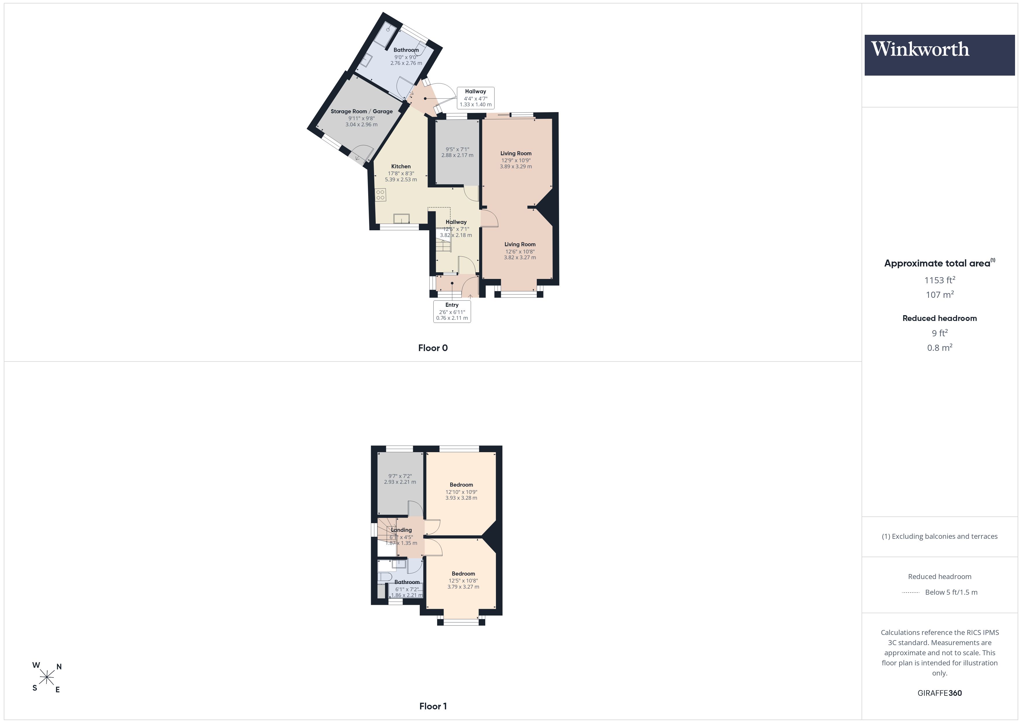 78, Hamilton Avenue, Surbiton floorplan