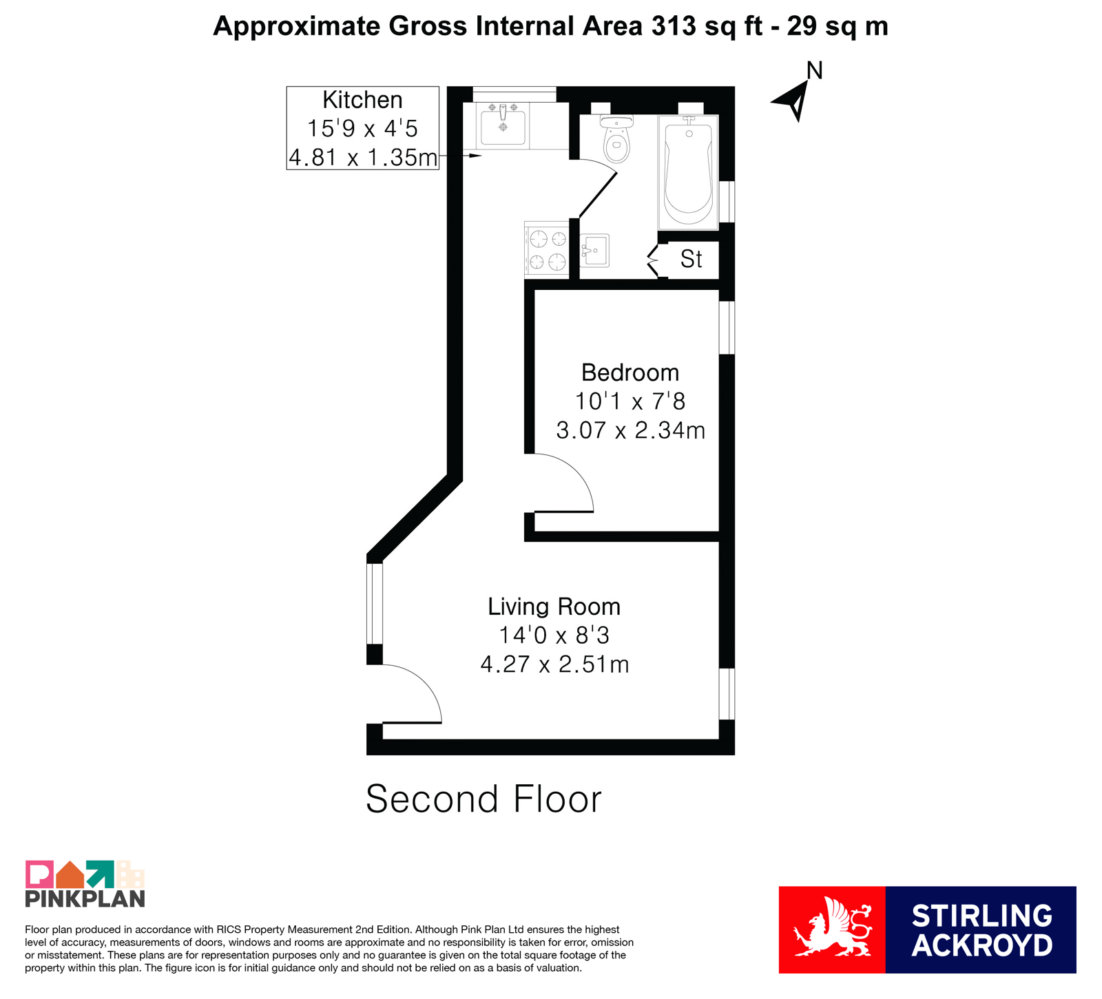 91, Tudor Close, London floorplan