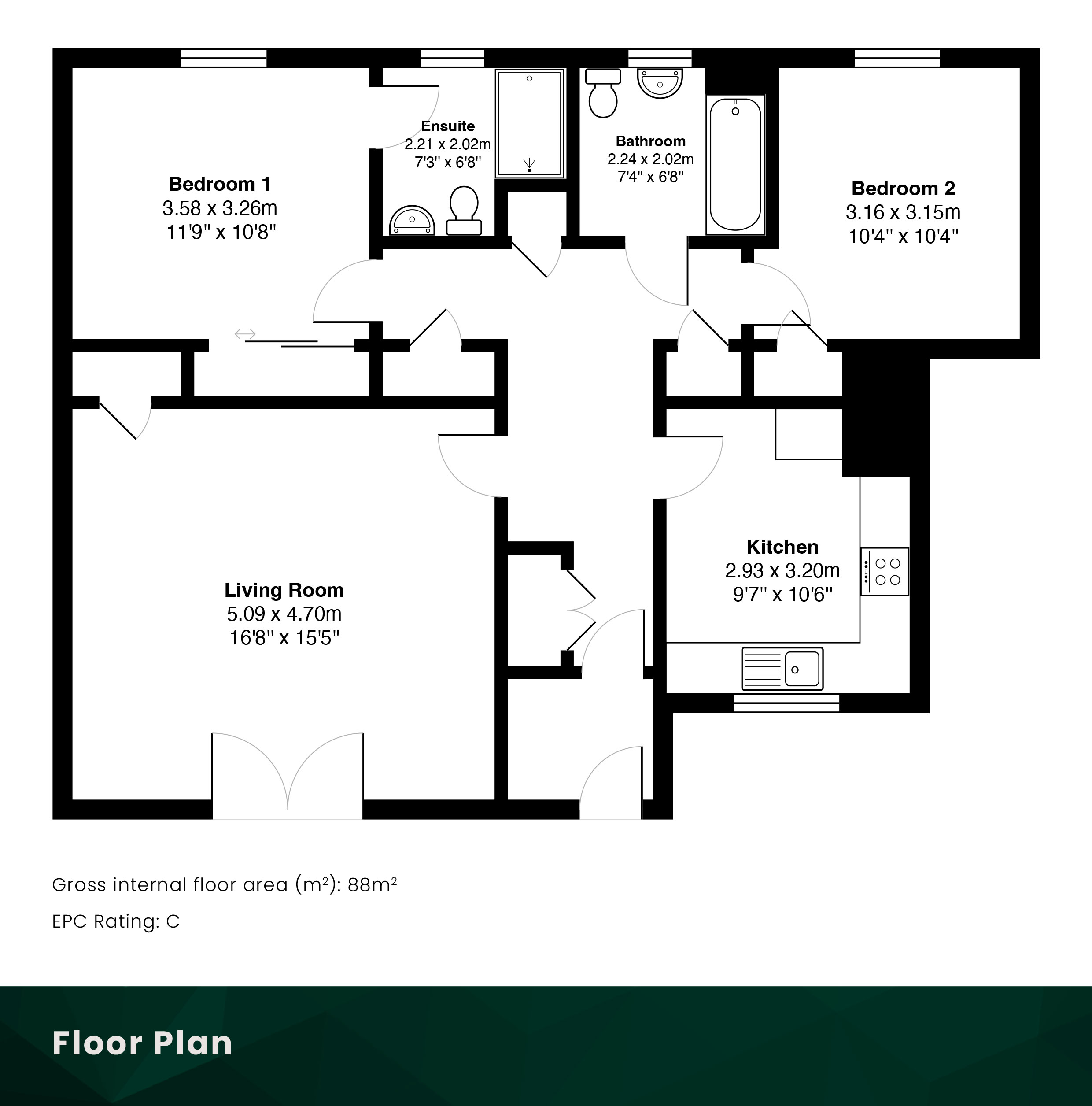 Somerville Road, Edinburgh floorplan