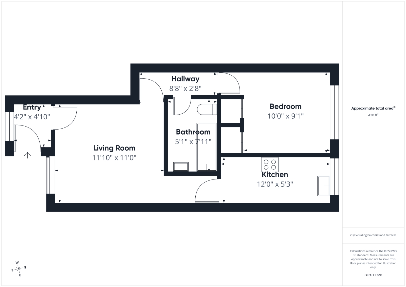 1, Sullivan Close, Farnborough floorplan