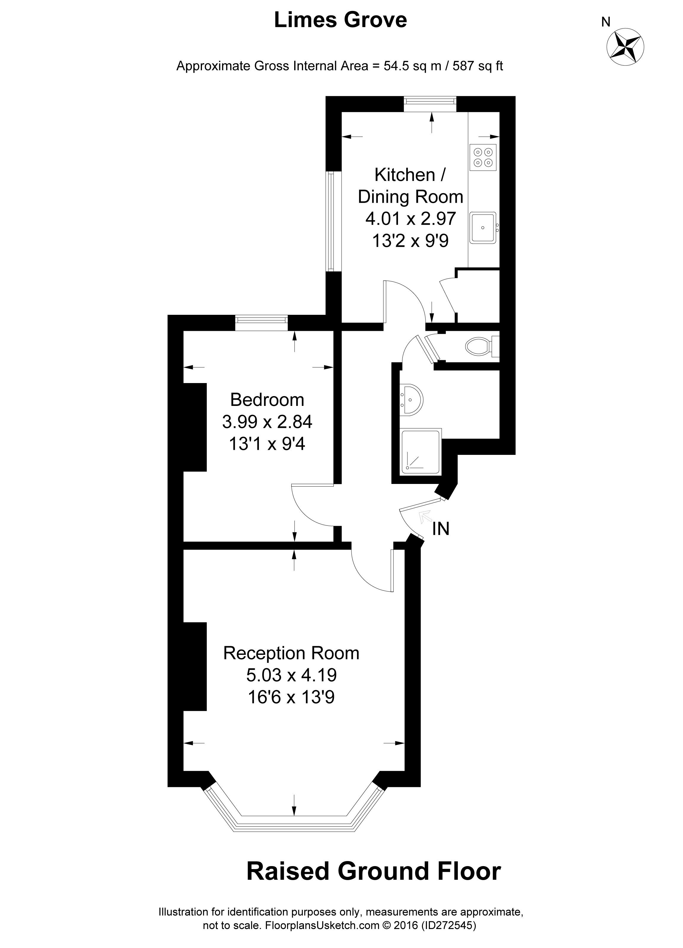 1 Bedrooms Flat to rent in Limes Grove, London SE13