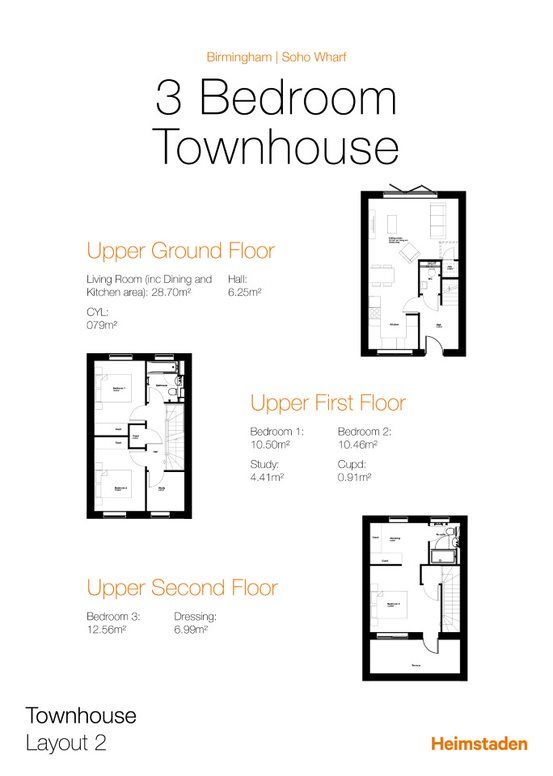 82 Hooper Street, Soho Wharf, Birmingham floorplan