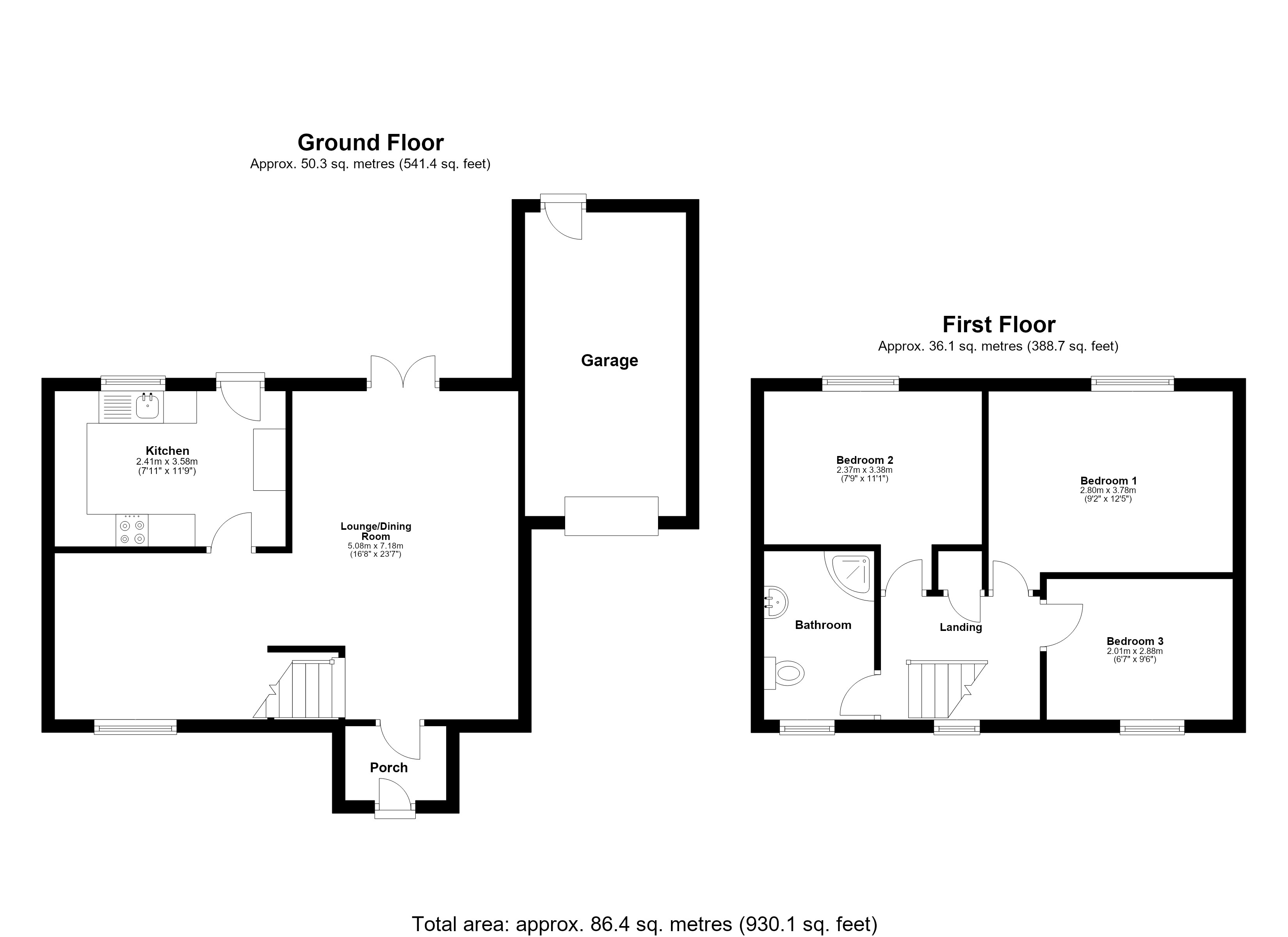50, Milecastle, Milton Keynes floorplan