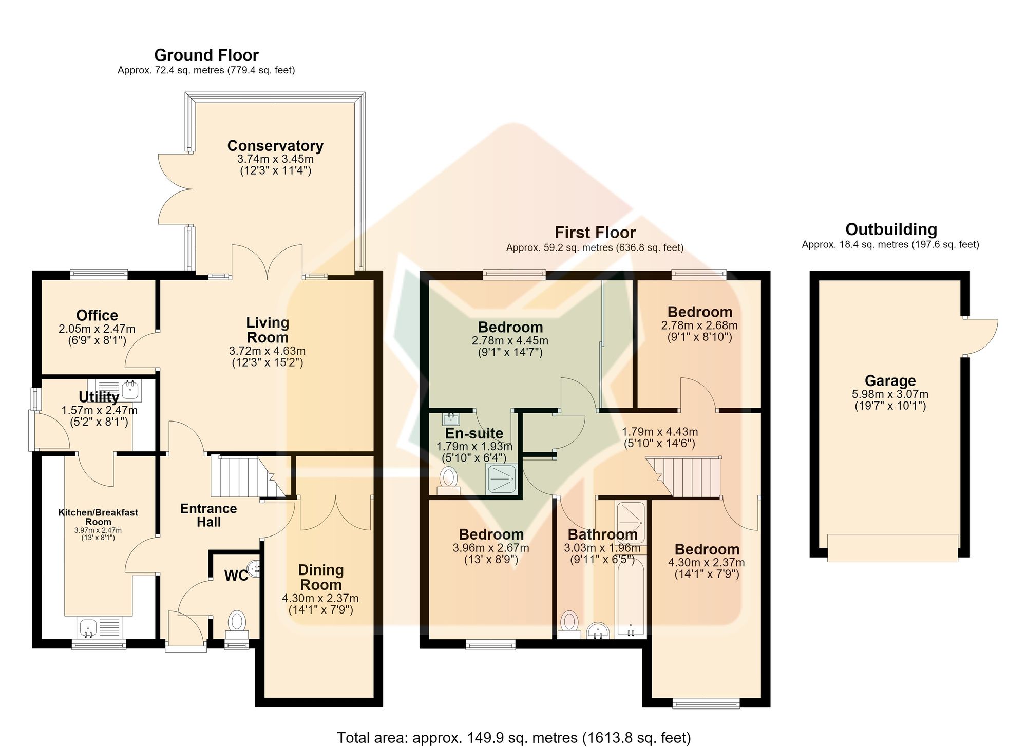 2 Oaklands, Doncaster floorplan