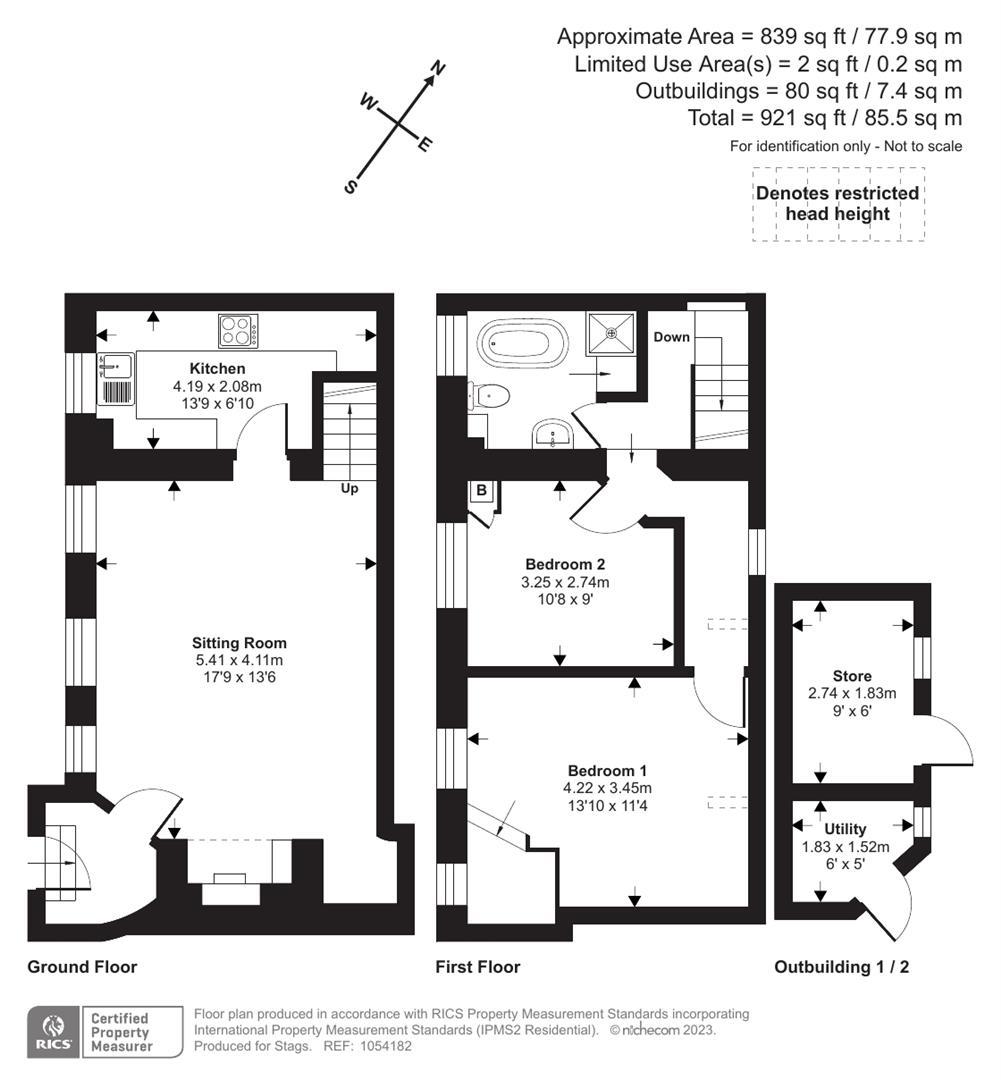 Bramble Cottage, Knowle floorplan