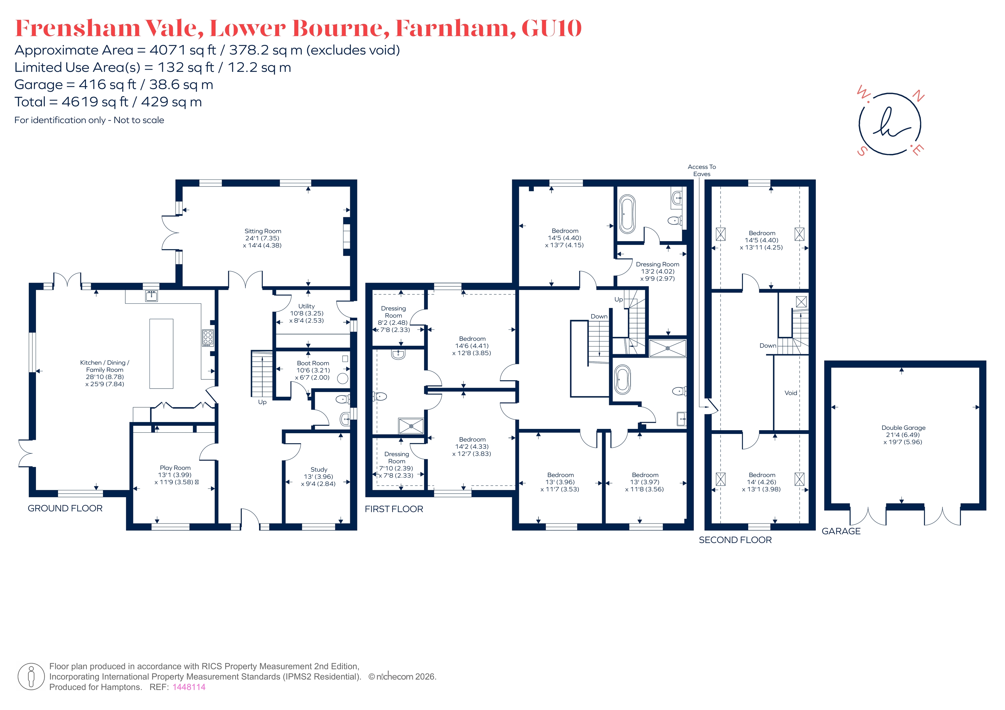 30B, Frensham Vale, Lower Bourne, Farnham floorplan
