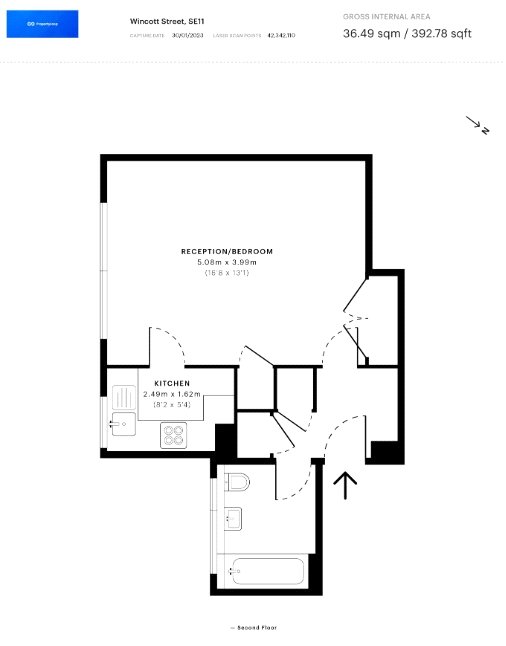 Vanbrugh Court, Wincott Street floorplan