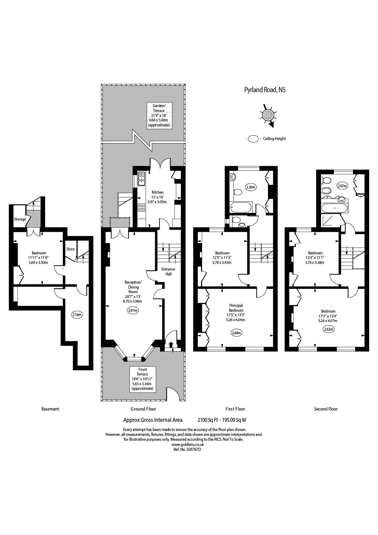 39, Pyrland Road, London floorplan
