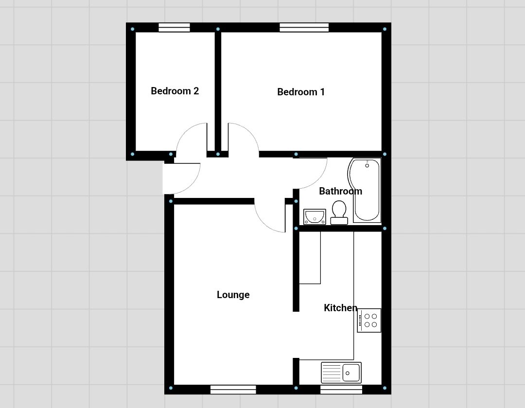 Cottage House, 13,Flat 6, Union Street, Newport floorplan